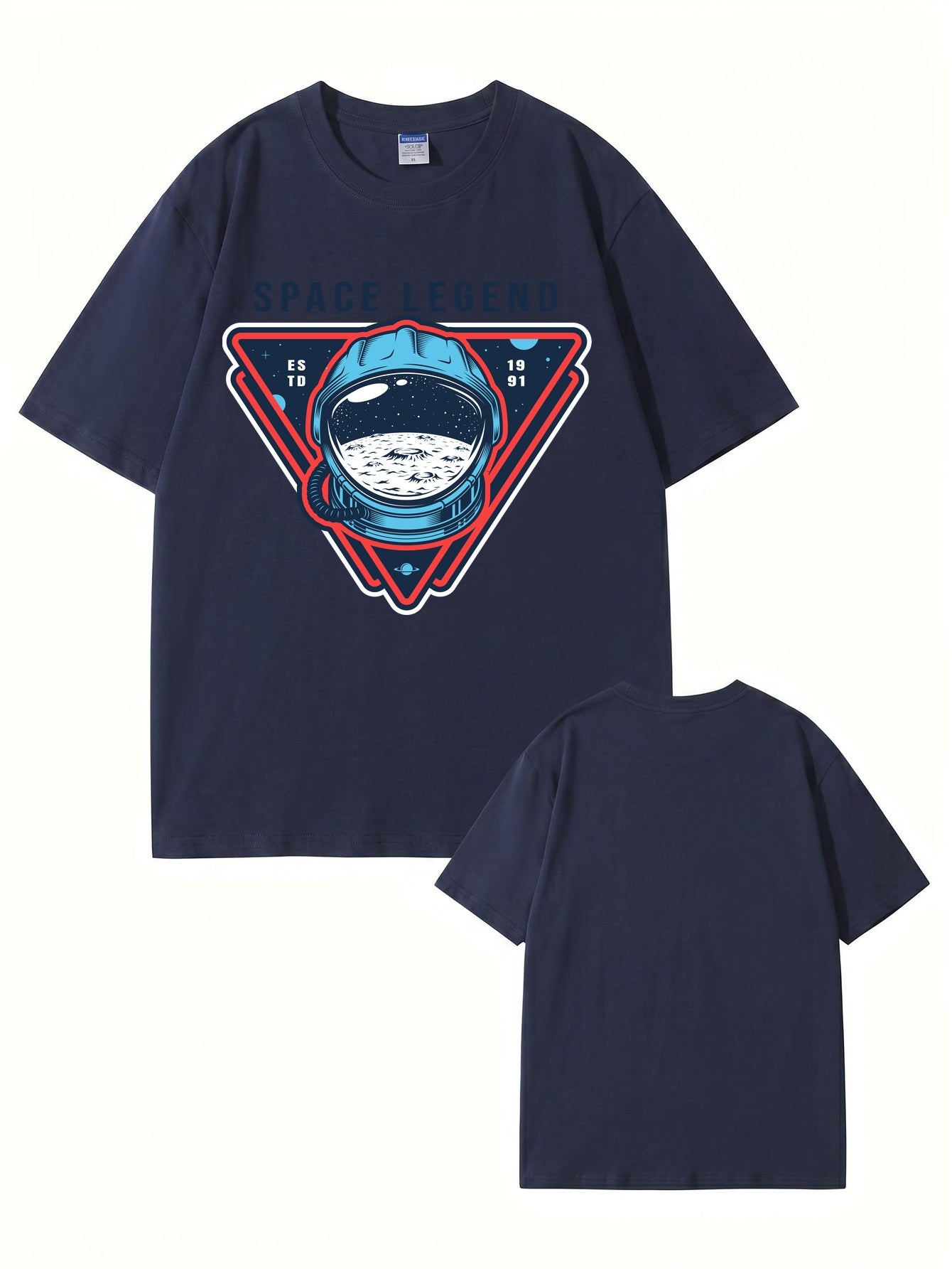 Space Legend Astronaut Graphic T-Shirt - Premium 200GSM Cotton Tee