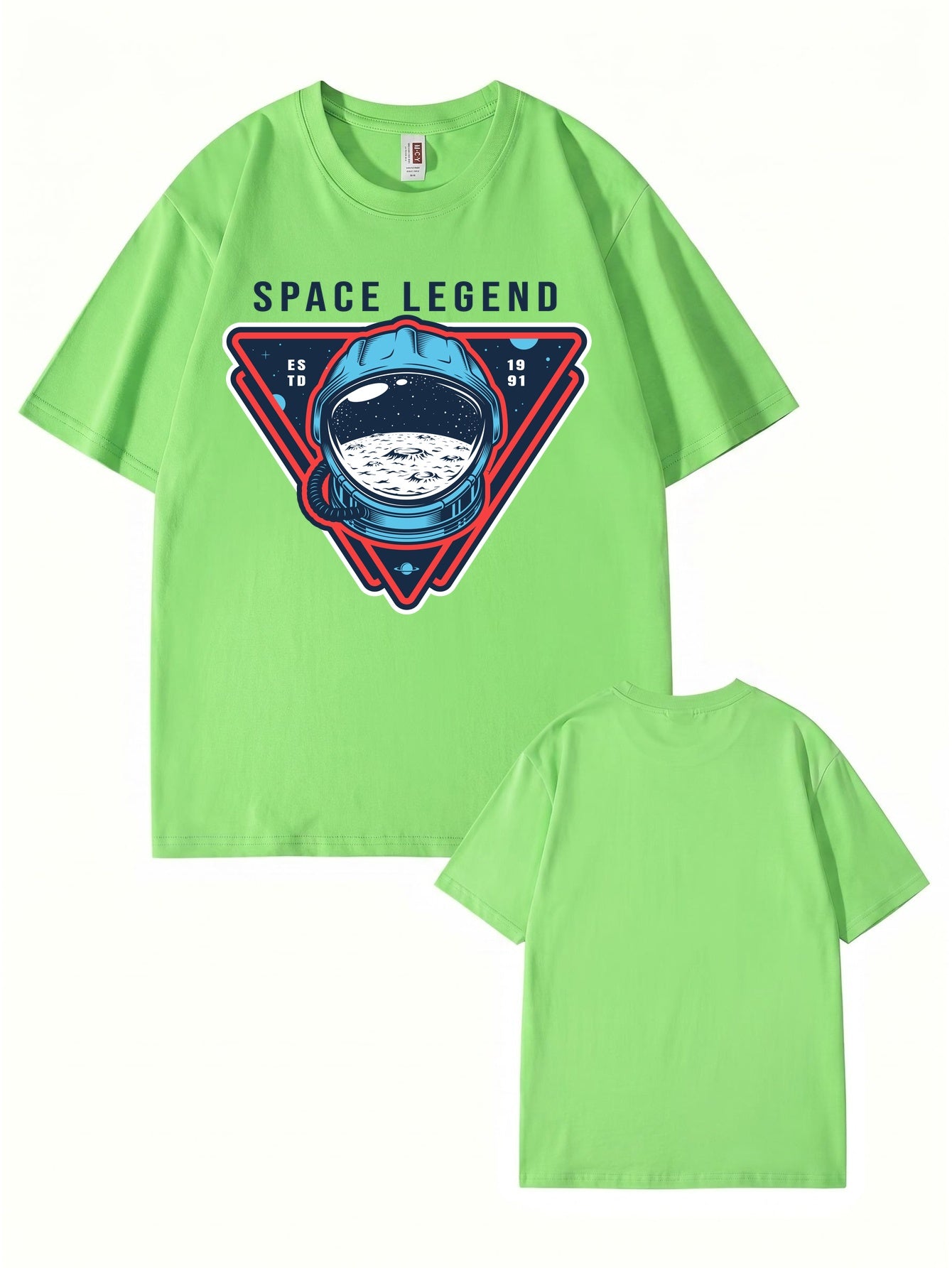 Space Legend Astronaut Graphic T-Shirt - Premium 200GSM Cotton Tee