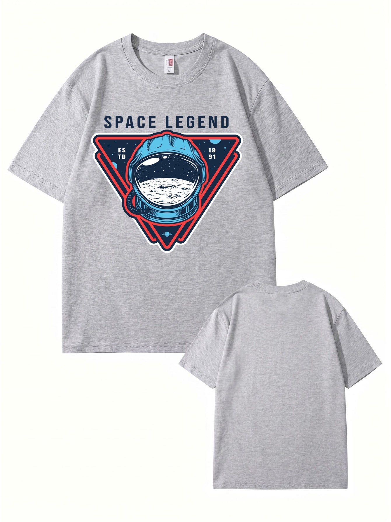 Space Legend Astronaut Graphic T-Shirt - Premium 200GSM Cotton Tee