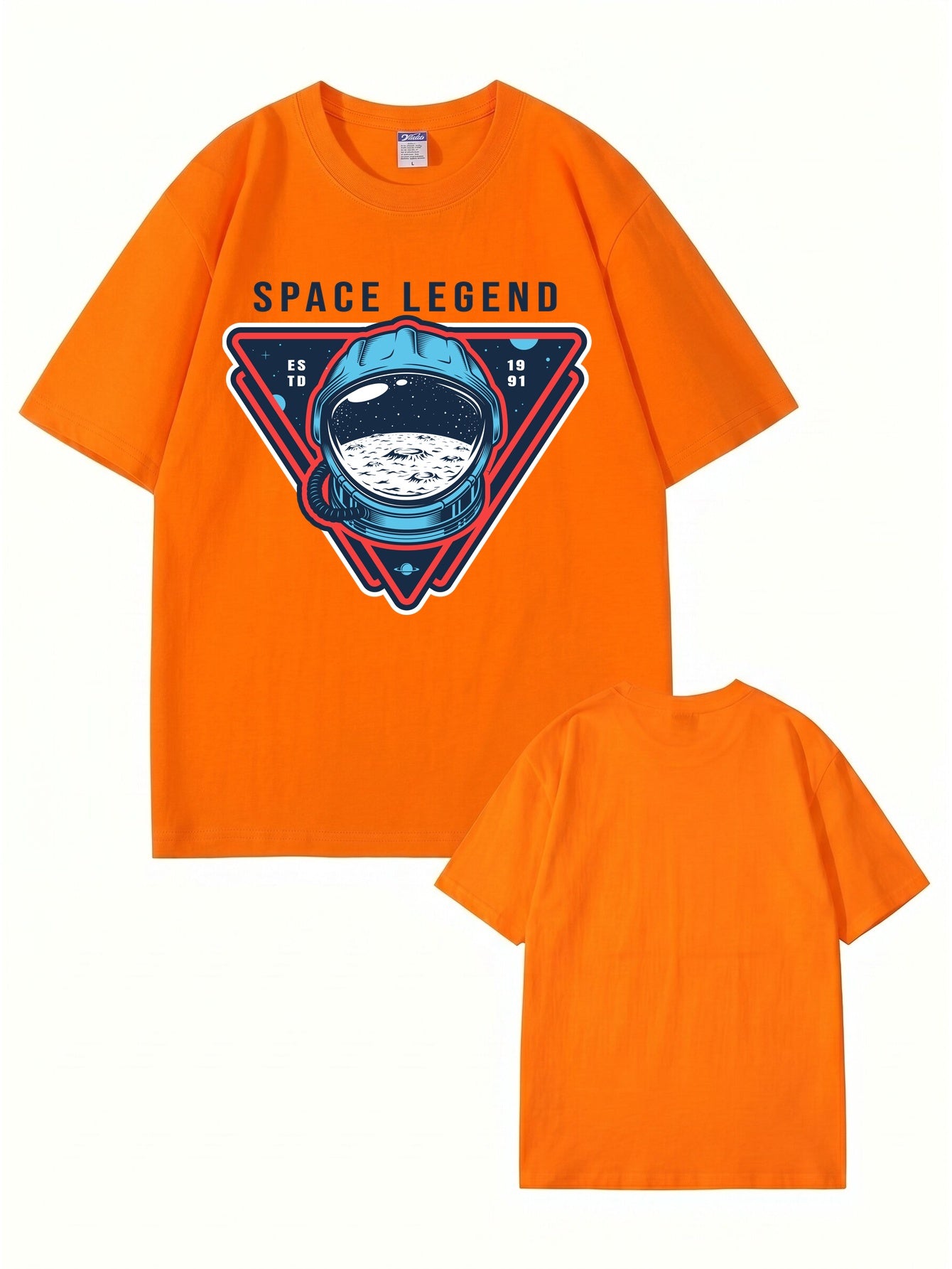 Space Legend Astronaut Graphic T-Shirt - Premium 200GSM Cotton Tee