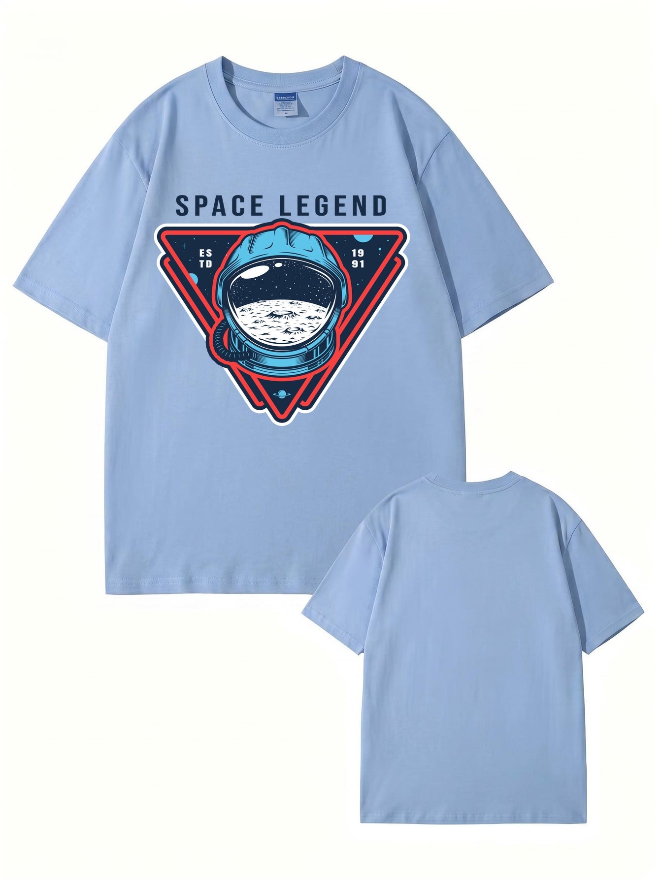 Space Legend Astronaut Graphic T-Shirt - Premium 200GSM Cotton Tee