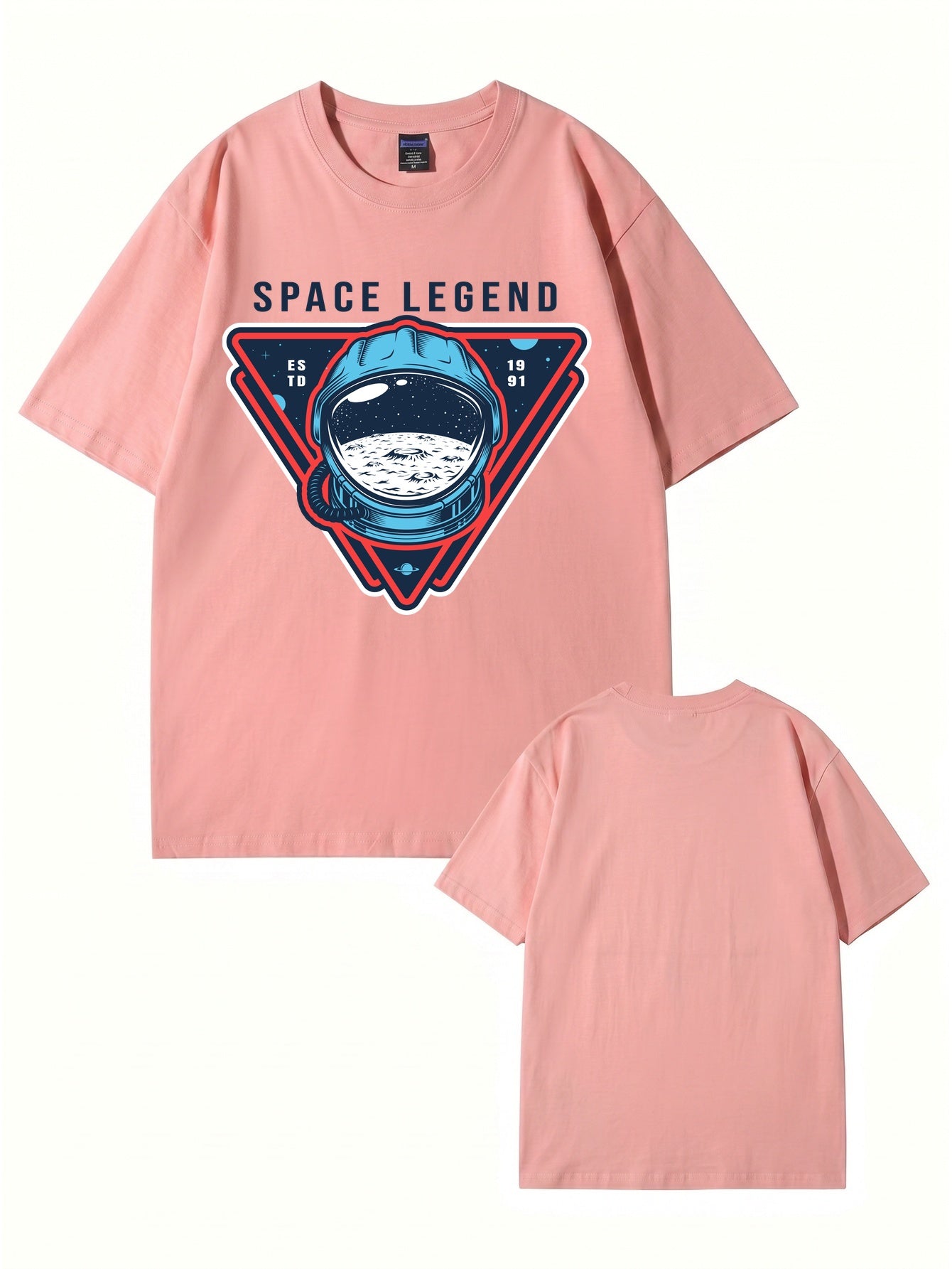 Space Legend Astronaut Graphic T-Shirt - Premium 200GSM Cotton Tee