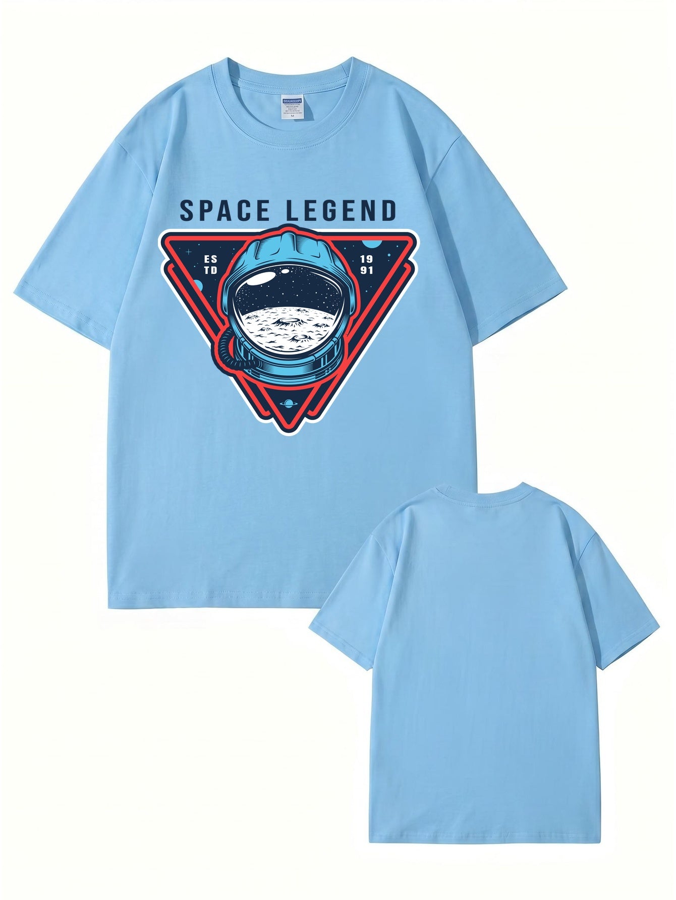 Space Legend Astronaut Graphic T-Shirt - Premium 200GSM Cotton Tee