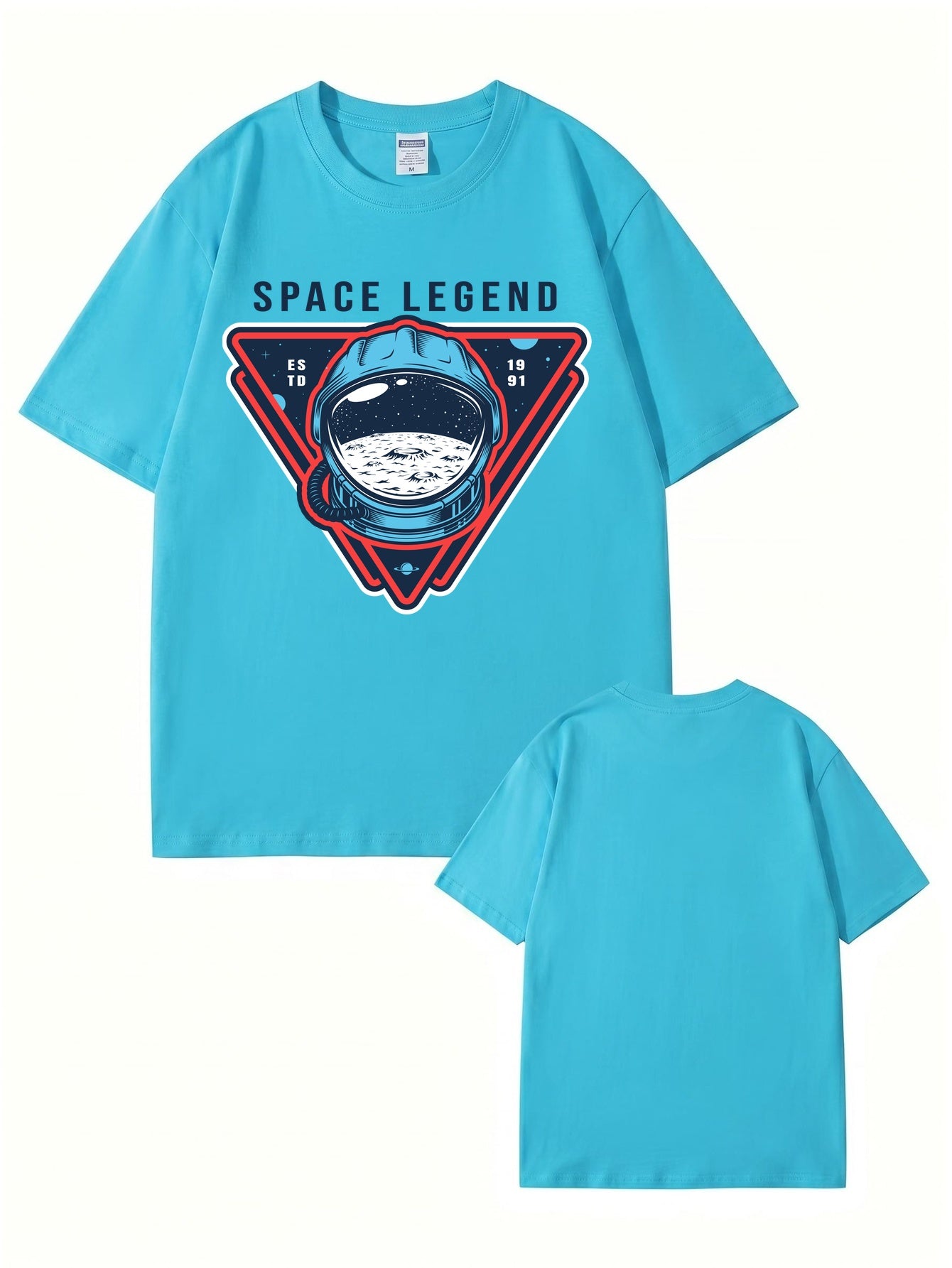 Space Legend Astronaut Graphic T-Shirt - Premium 200GSM Cotton Tee
