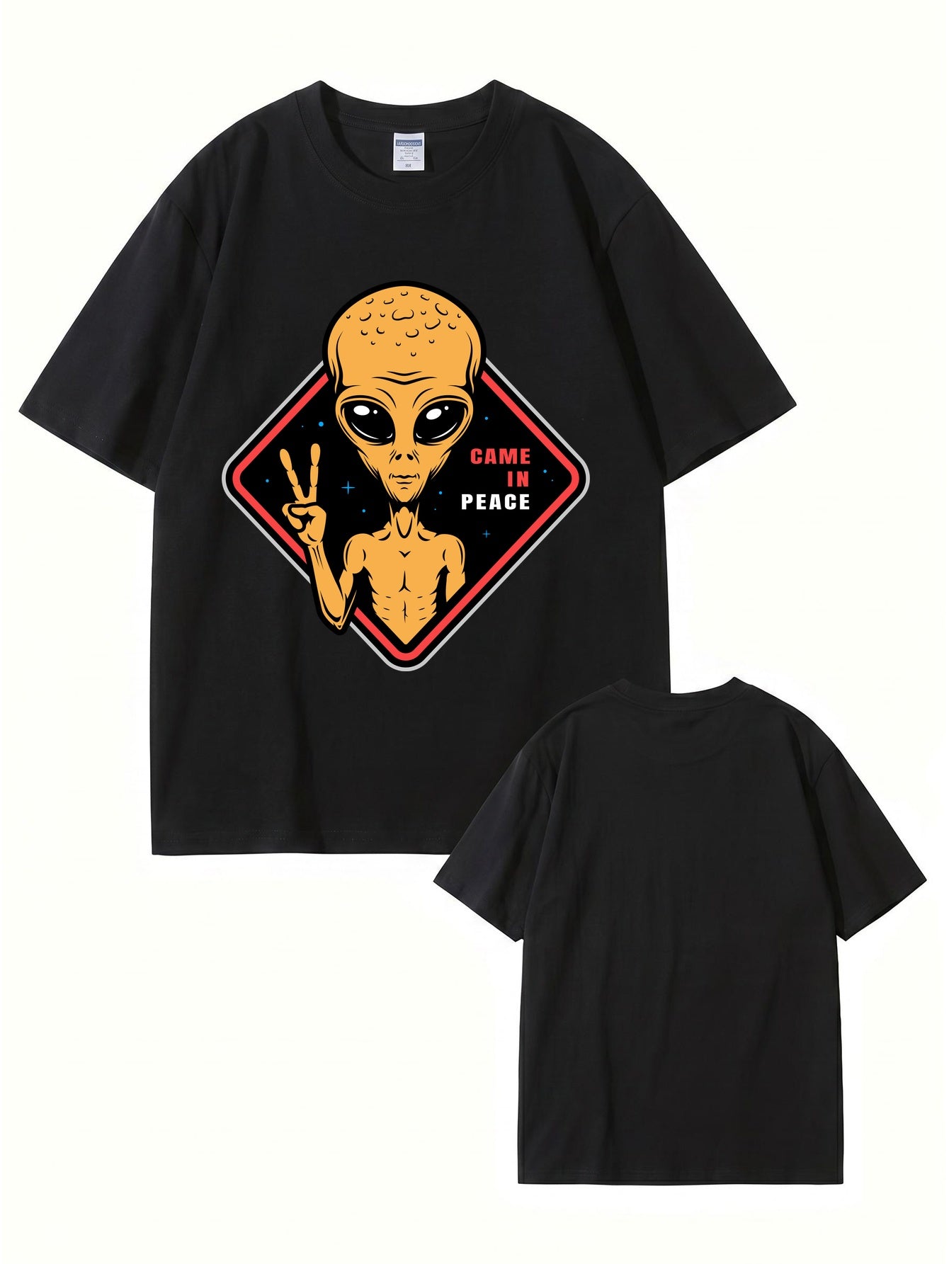 Came In Peace Alien Graphic T-Shirt | Premium 200GSM Cotton Streetwear