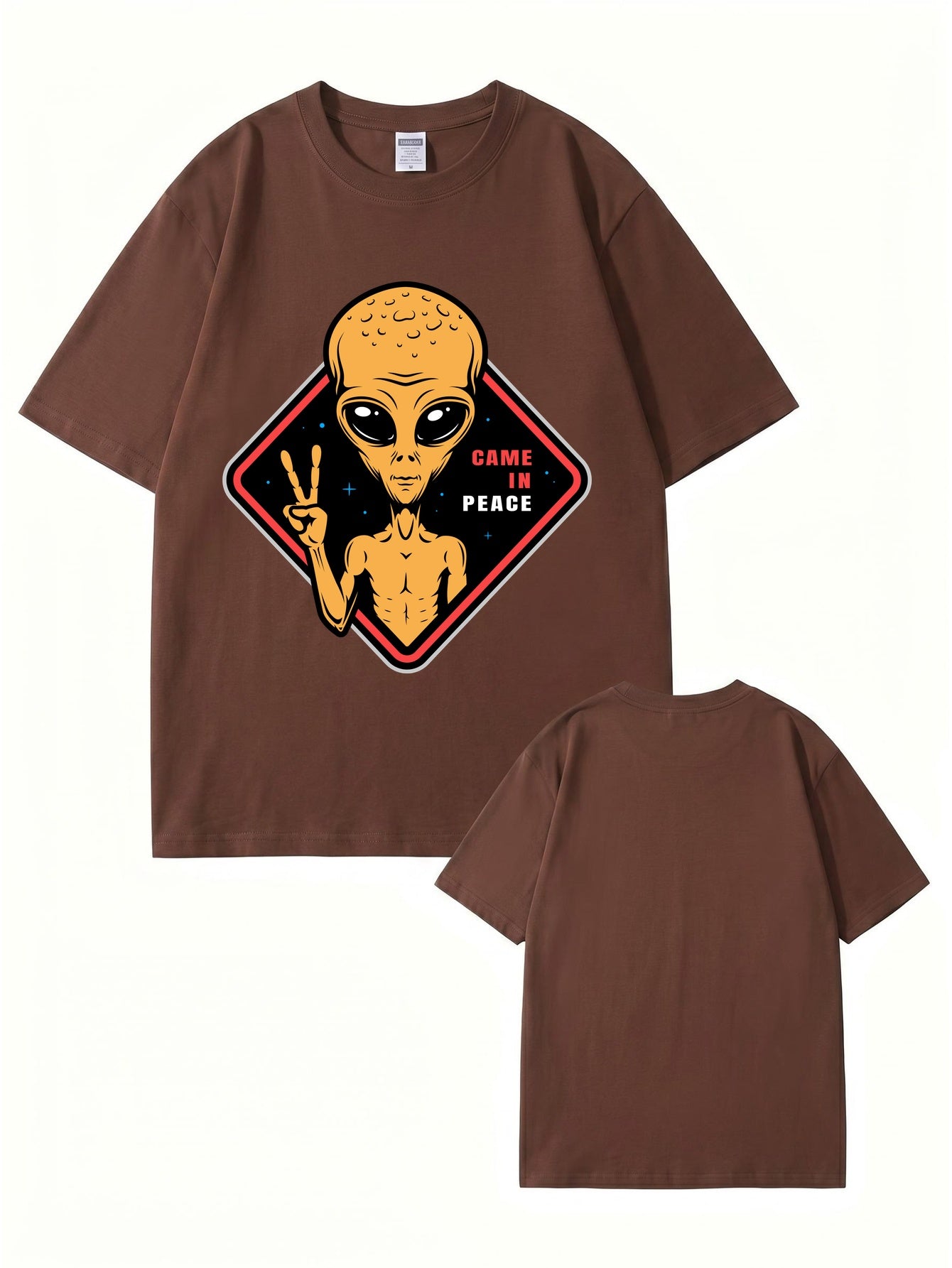 Came In Peace Alien Graphic T-Shirt | Premium 200GSM Cotton Streetwear