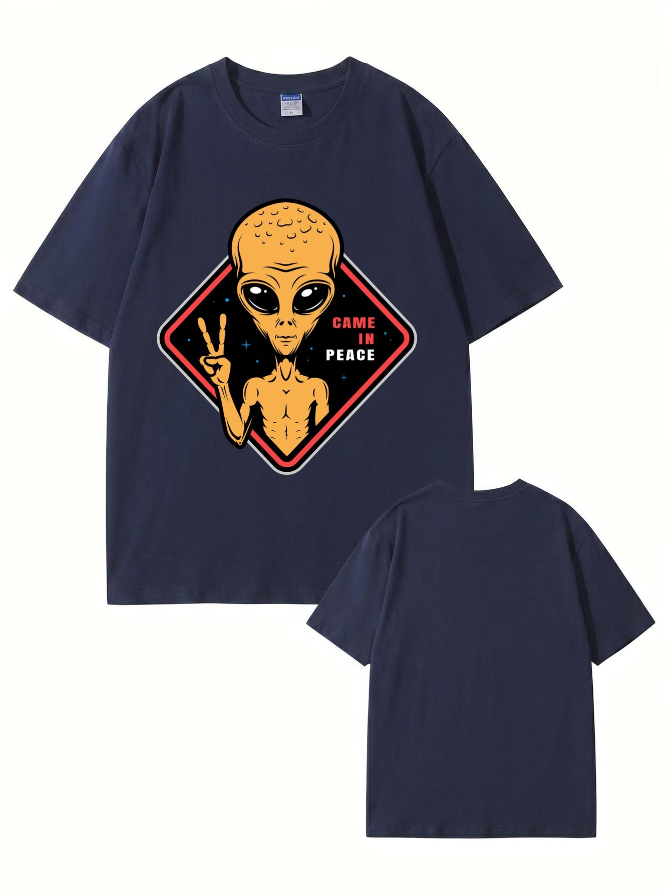 Came In Peace Alien Graphic T-Shirt | Premium 200GSM Cotton Streetwear
