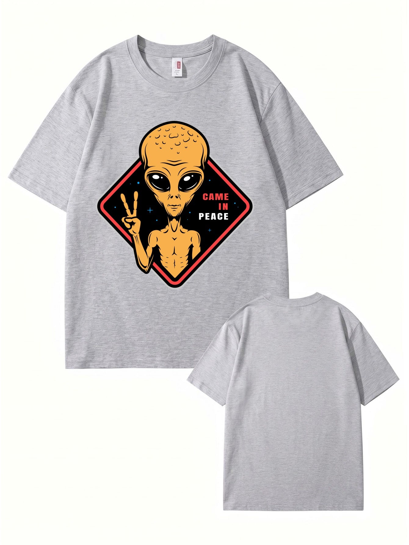 Came In Peace Alien Graphic T-Shirt | Premium 200GSM Cotton Streetwear