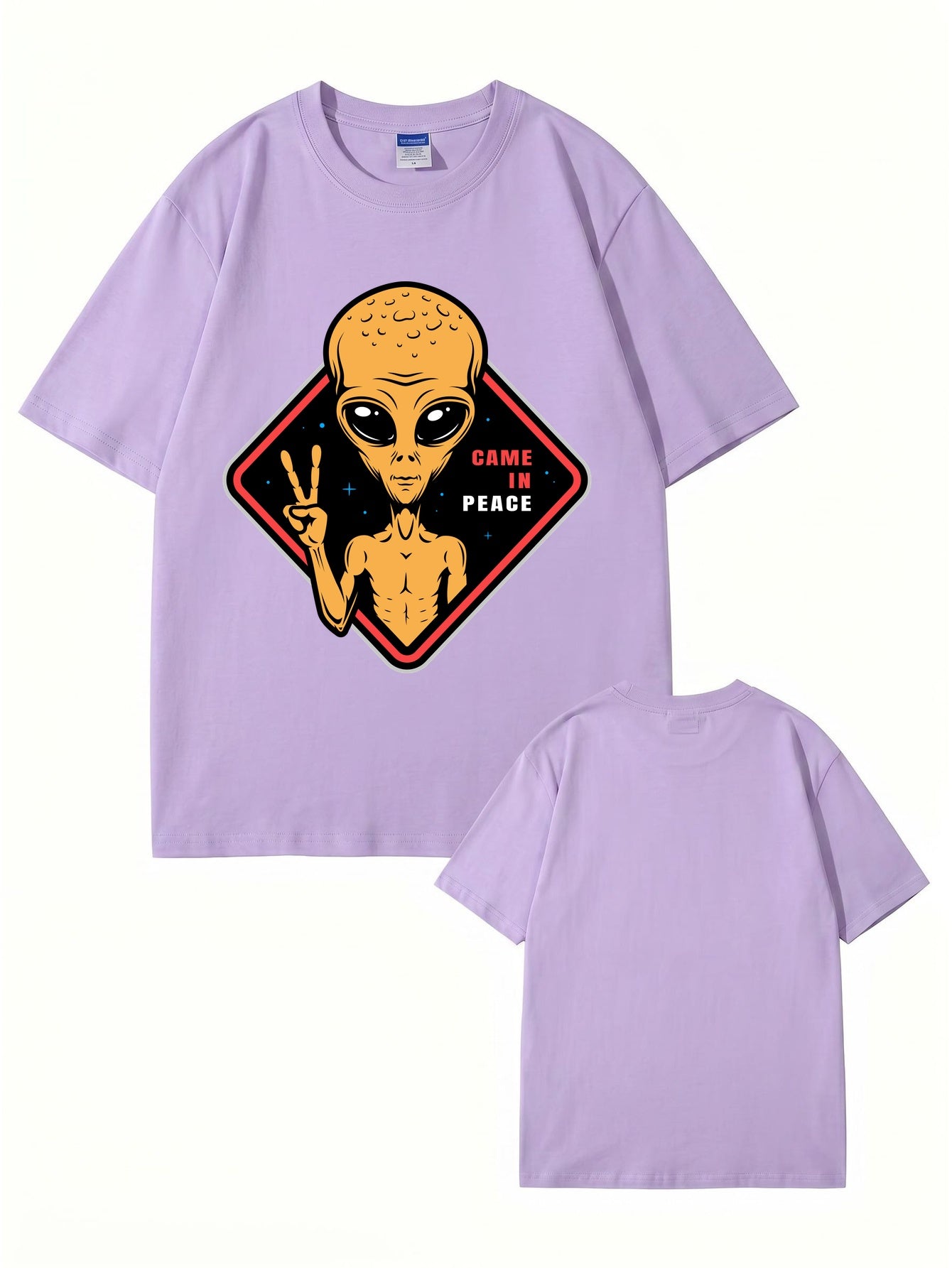 Came In Peace Alien Graphic T-Shirt | Premium 200GSM Cotton Streetwear