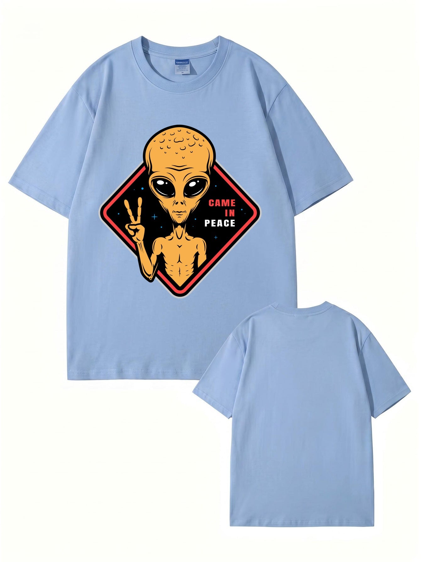 Came In Peace Alien Graphic T-Shirt | Premium 200GSM Cotton Streetwear