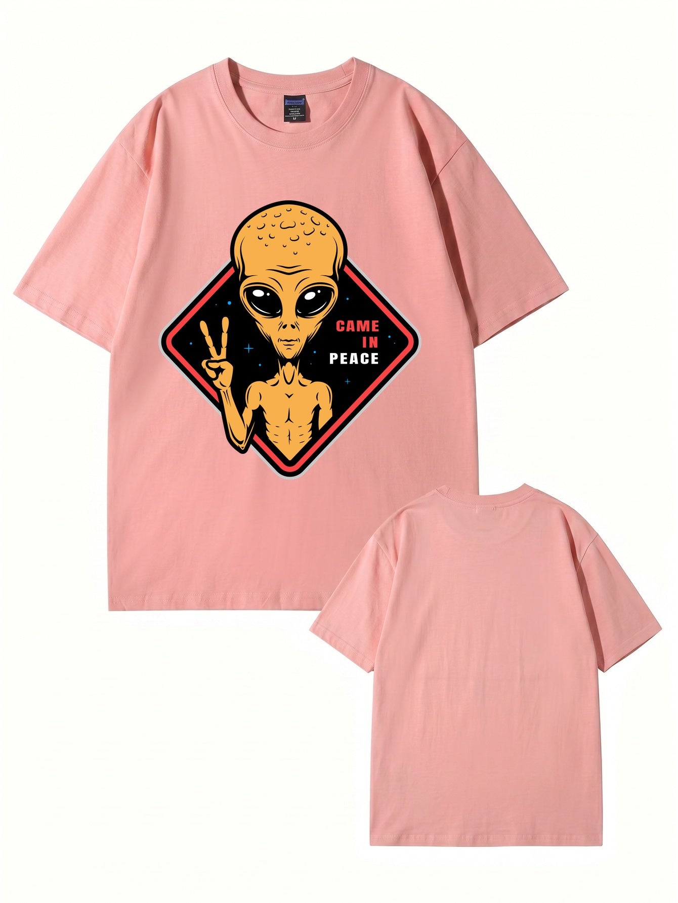 Came In Peace Alien Graphic T-Shirt | Premium 200GSM Cotton Streetwear