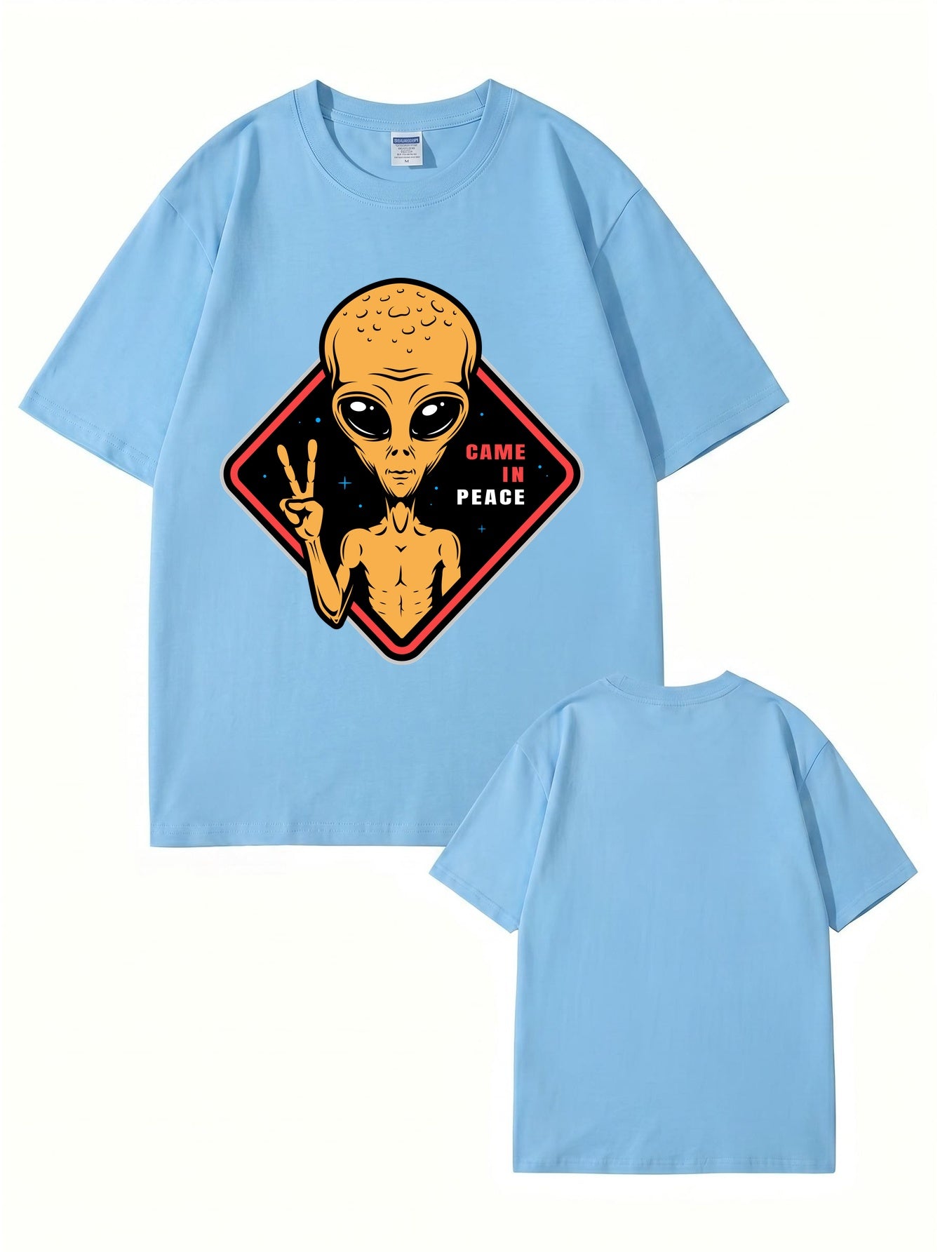 Came In Peace Alien Graphic T-Shirt | Premium 200GSM Cotton Streetwear