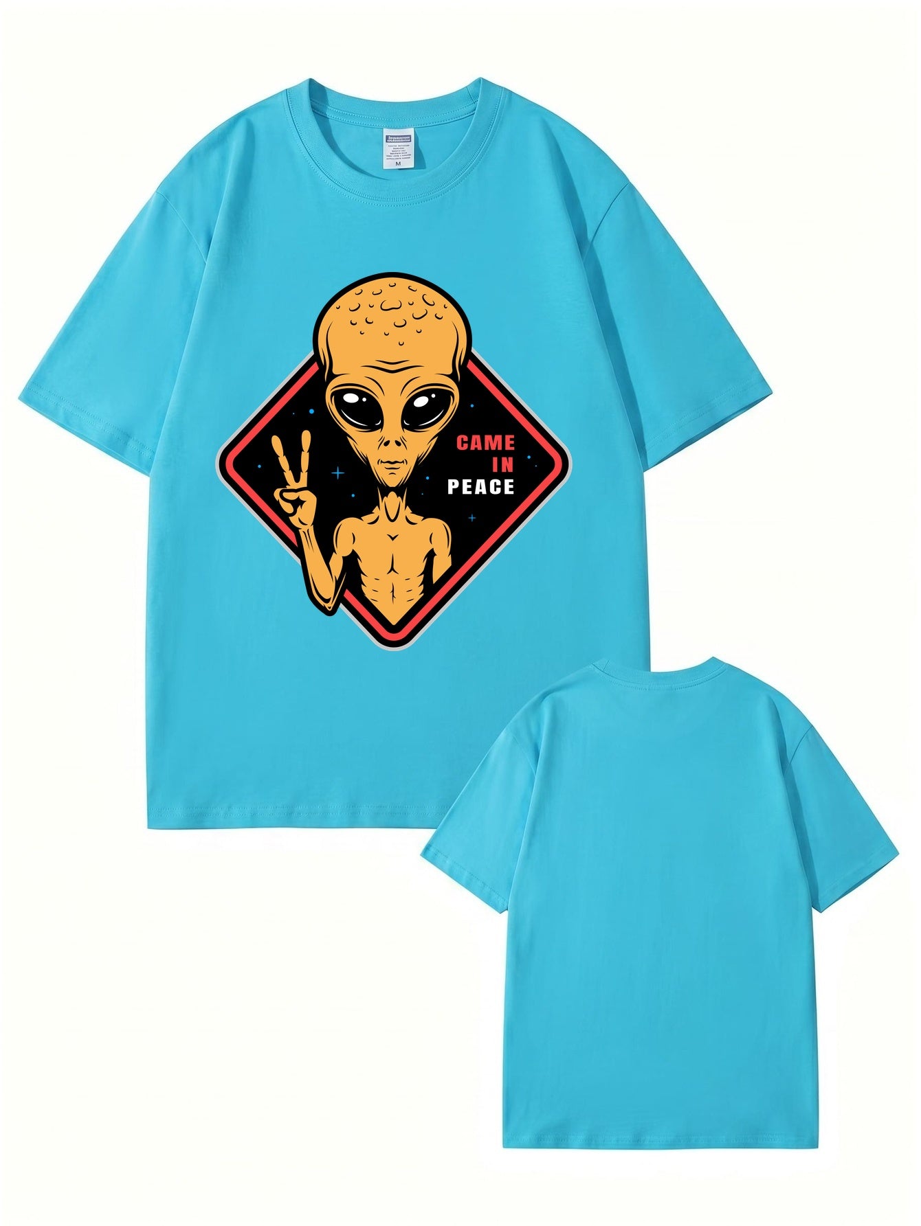 Came In Peace Alien Graphic T-Shirt | Premium 200GSM Cotton Streetwear