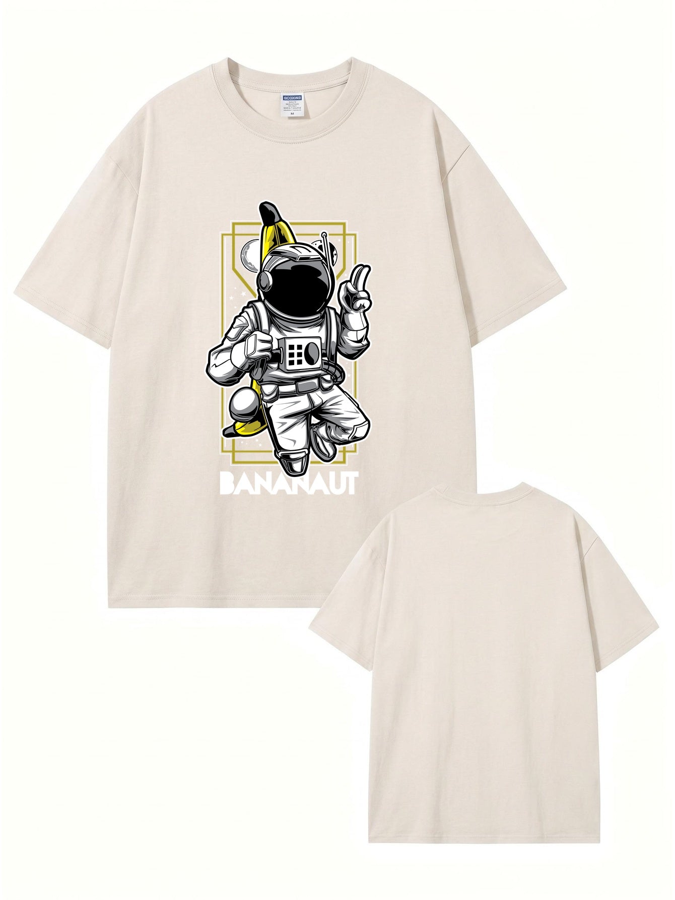 Bananaut Graphic Vintage Washed Cotton T-Shirt