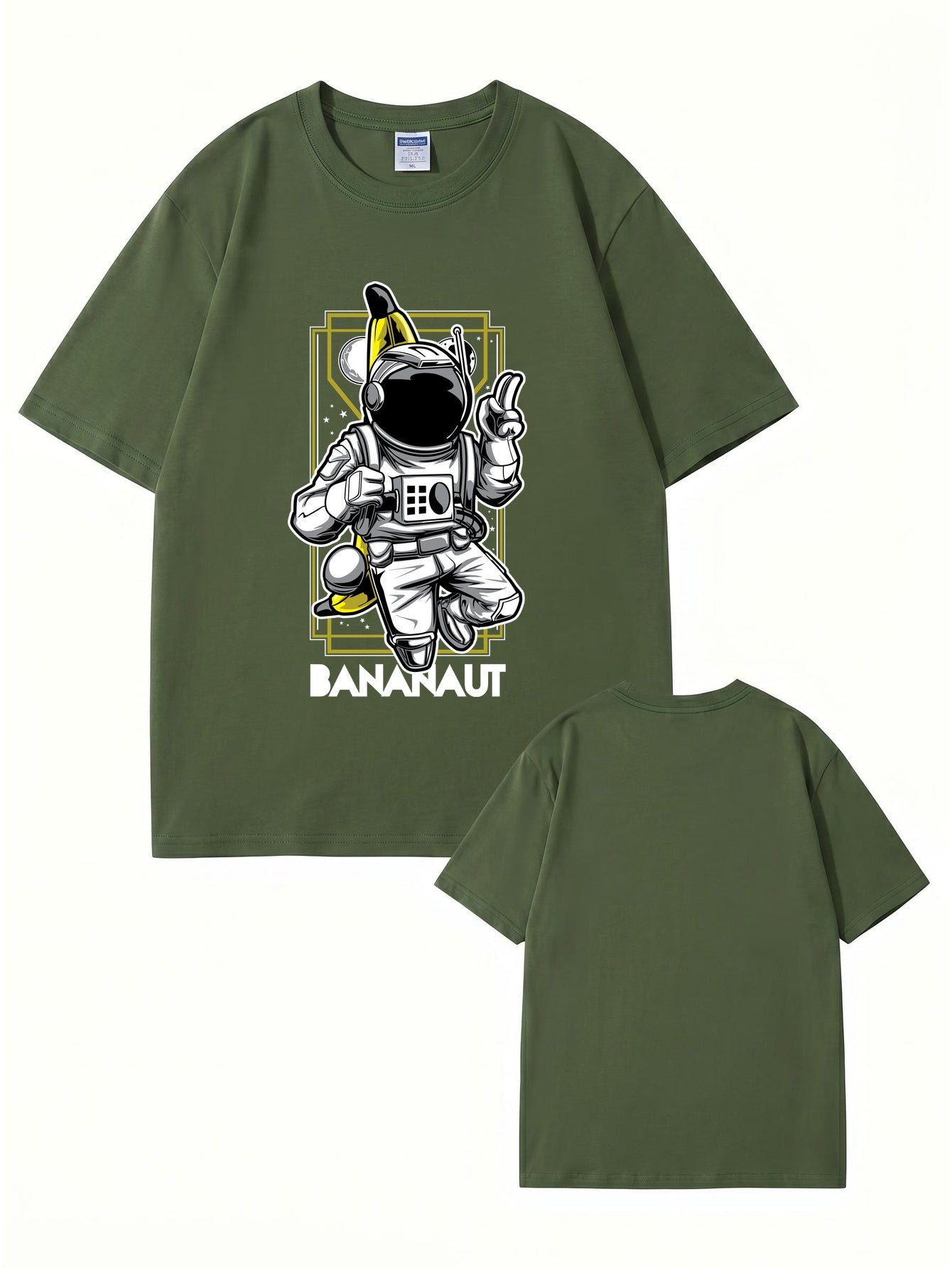 Bananaut Astronaut Banana Graphic Print T-Shirt - Premium Cotton Tee