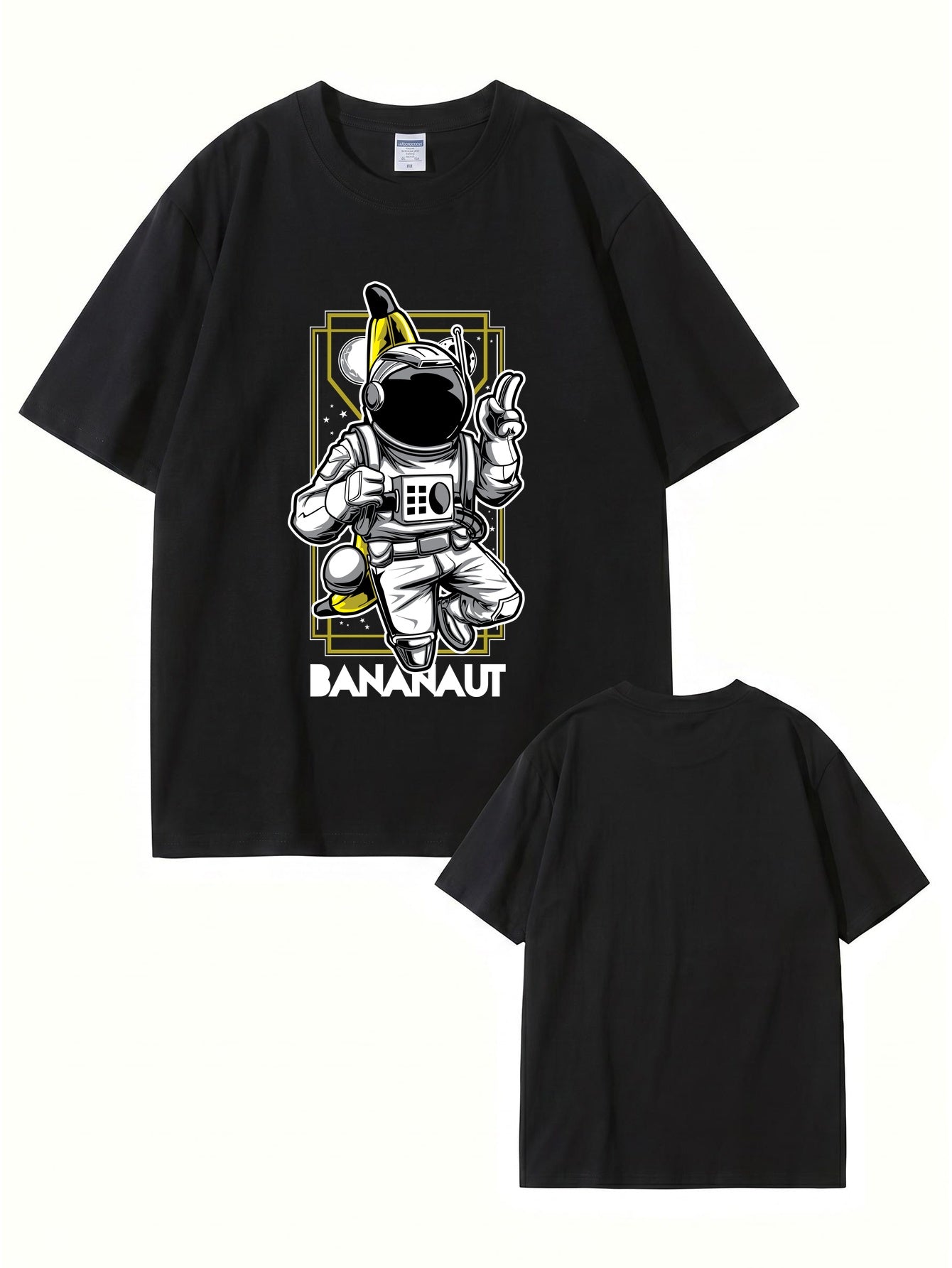Bananaut Astronaut Banana Graphic Print T-Shirt - Premium Cotton Tee
