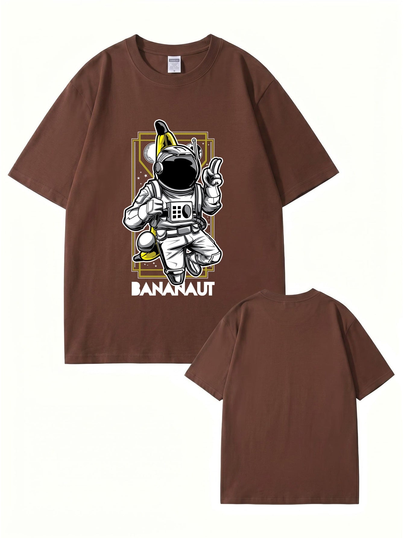 Bananaut Astronaut Banana Graphic Print T-Shirt - Premium Cotton Tee