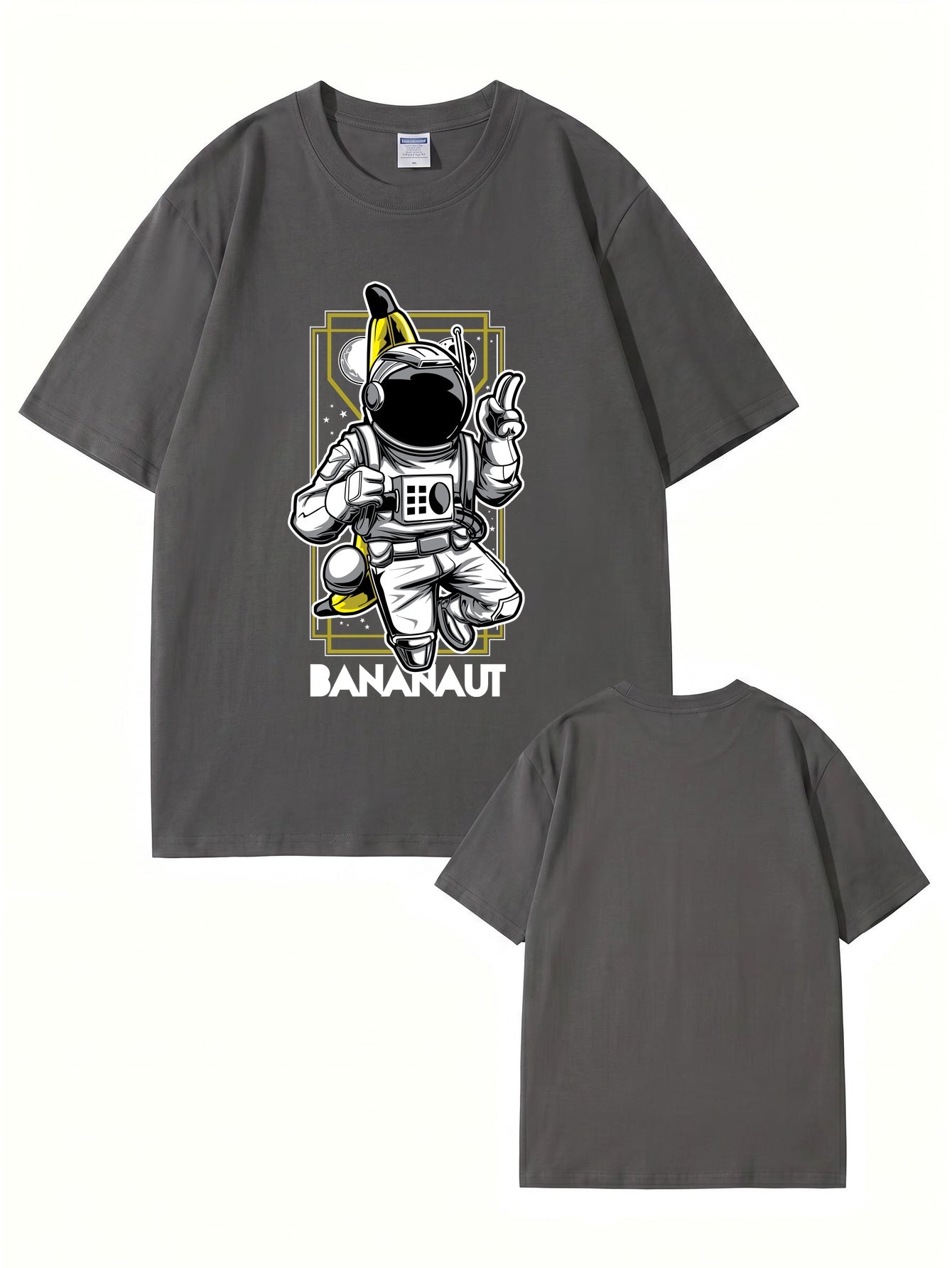 Bananaut Astronaut Banana Graphic Print T-Shirt - Premium Cotton Tee