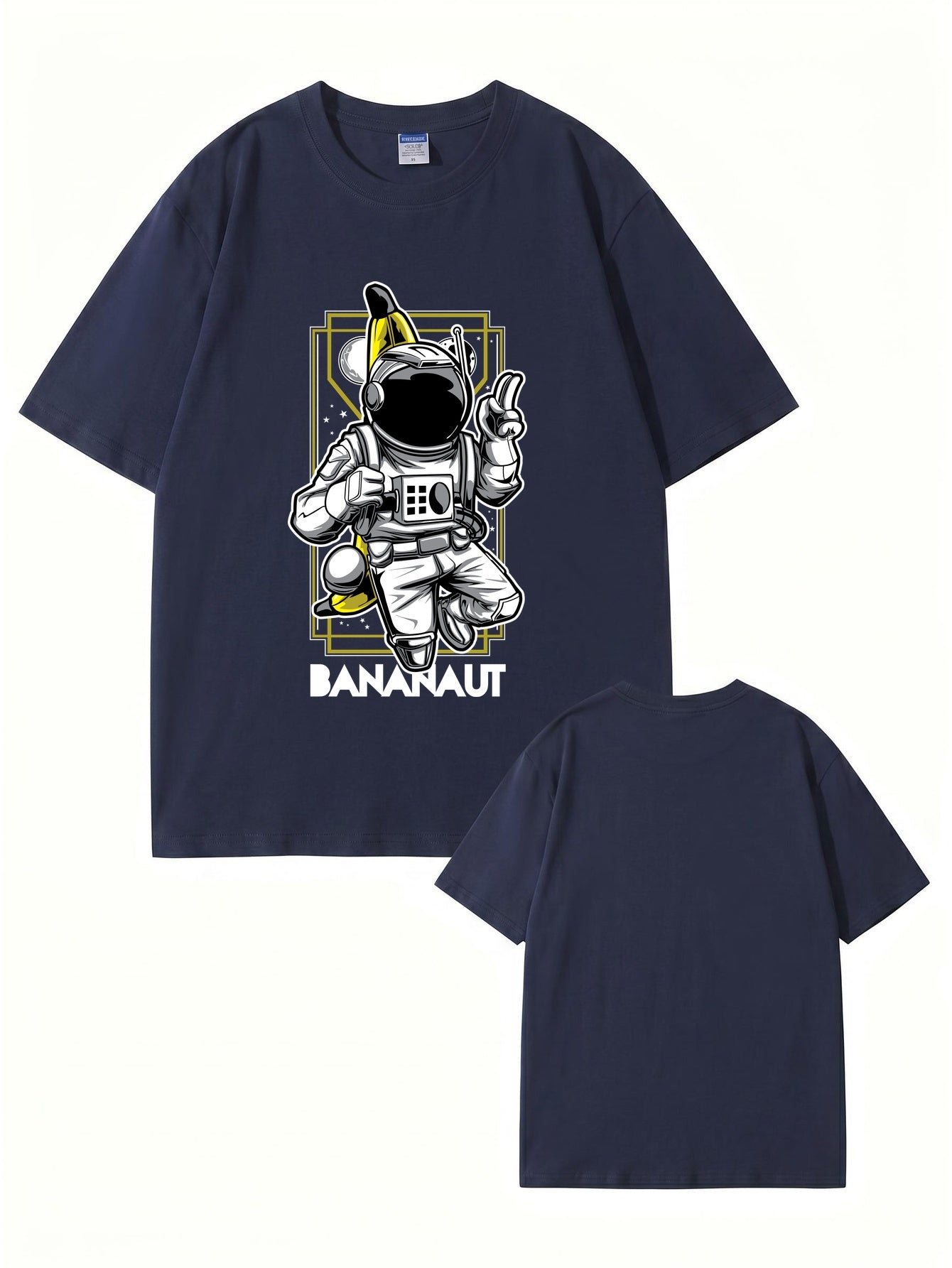 Bananaut Astronaut Banana Graphic Print T-Shirt - Premium Cotton Tee