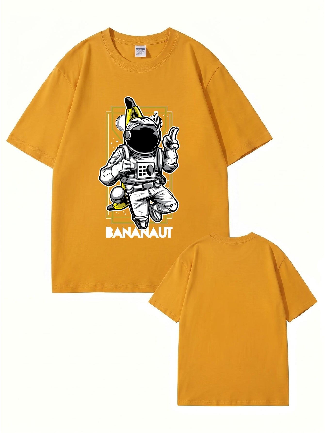 Bananaut Astronaut Banana Graphic Print T-Shirt - Premium Cotton Tee