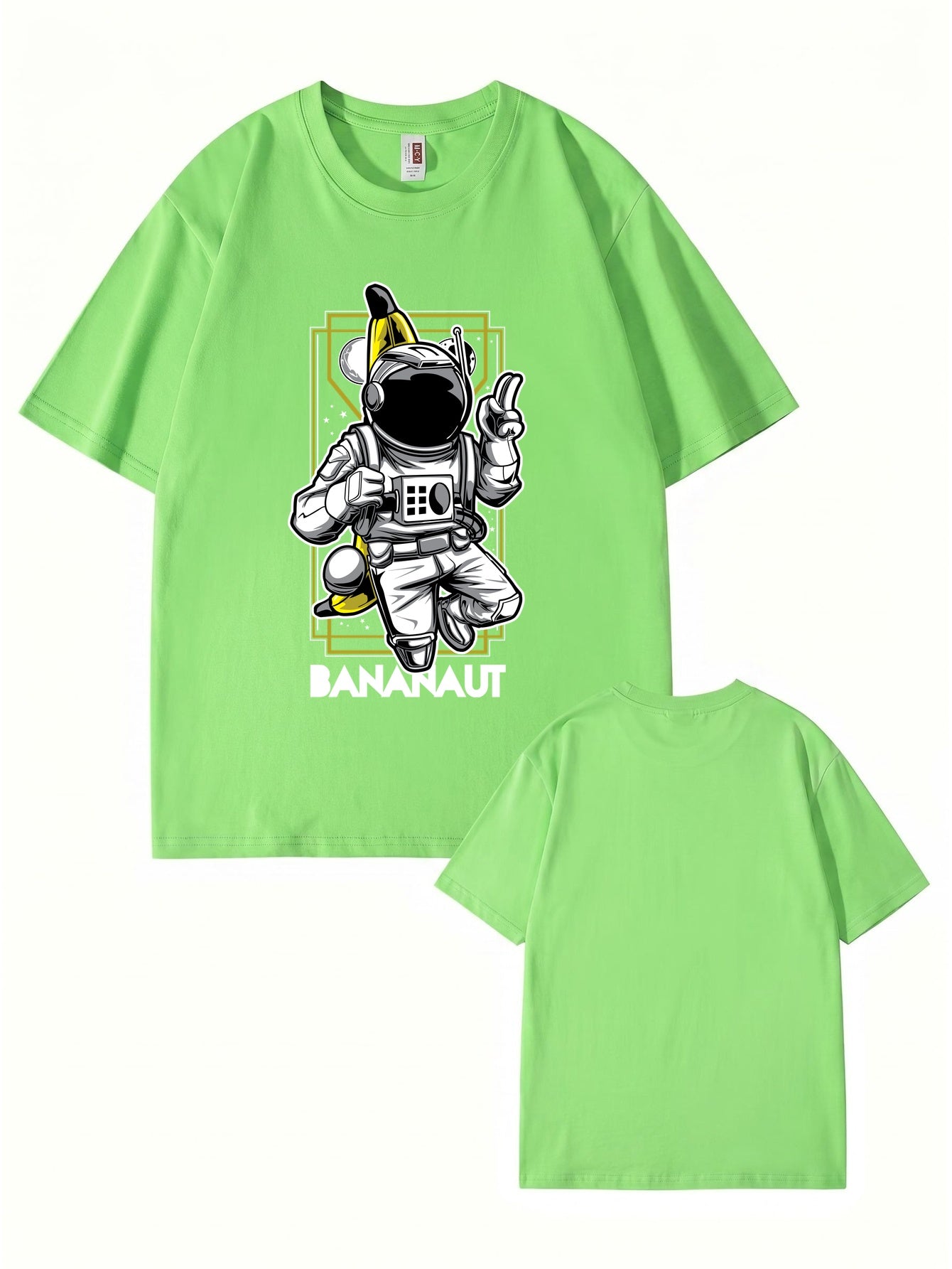 Bananaut Astronaut Banana Graphic Print T-Shirt - Premium Cotton Tee