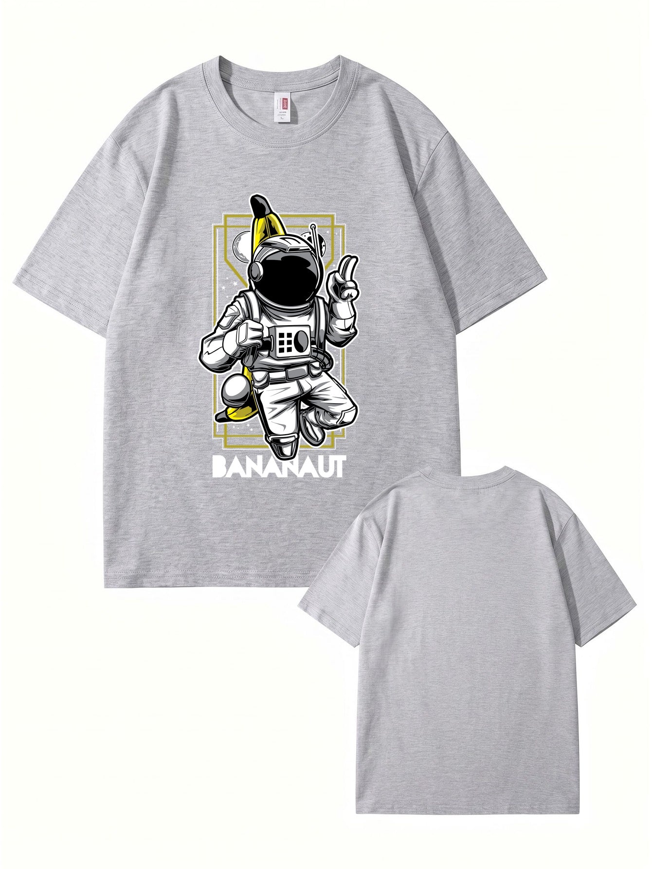 Bananaut Astronaut Banana Graphic Print T-Shirt - Premium Cotton Tee