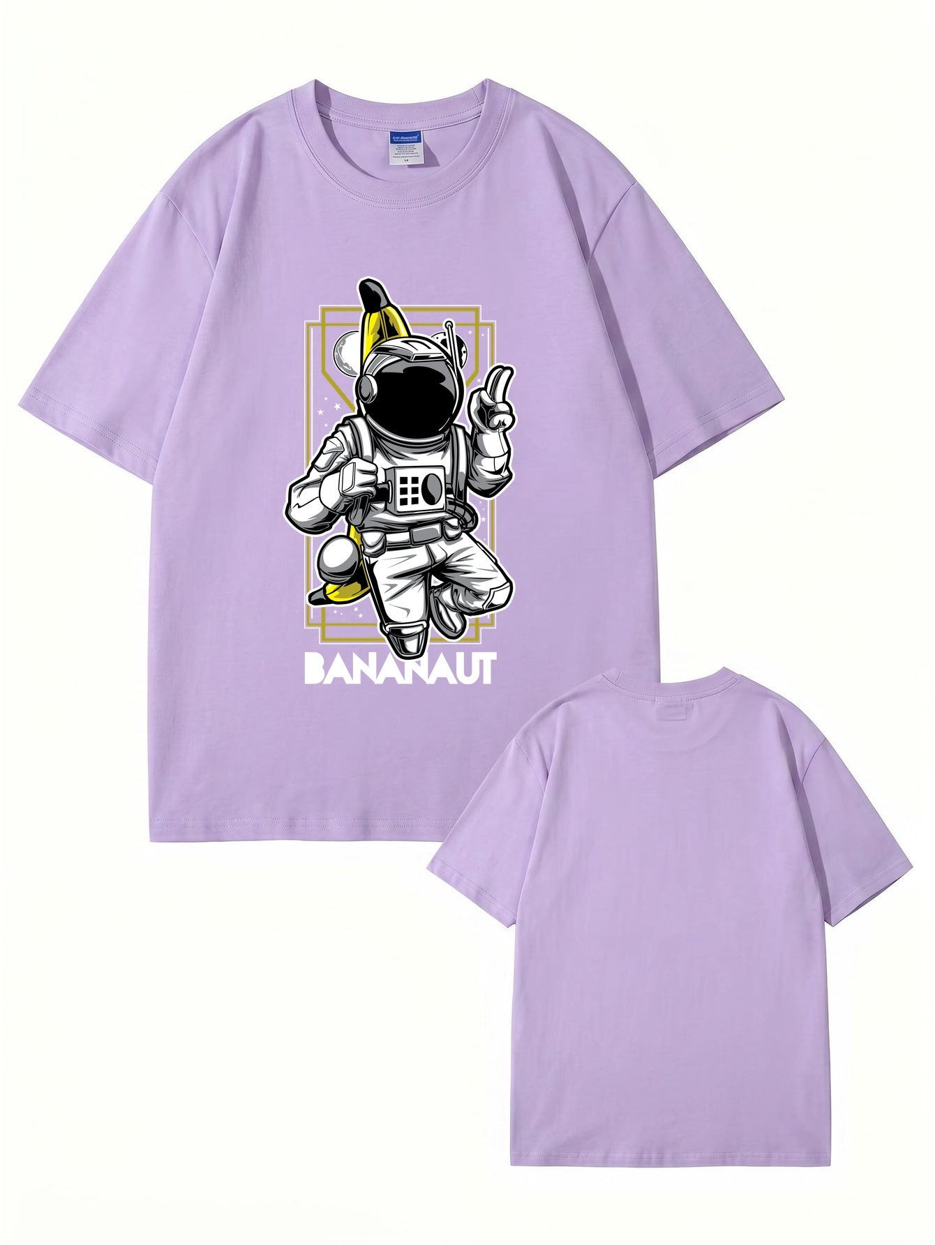 Bananaut Astronaut Banana Graphic Print T-Shirt - Premium Cotton Tee