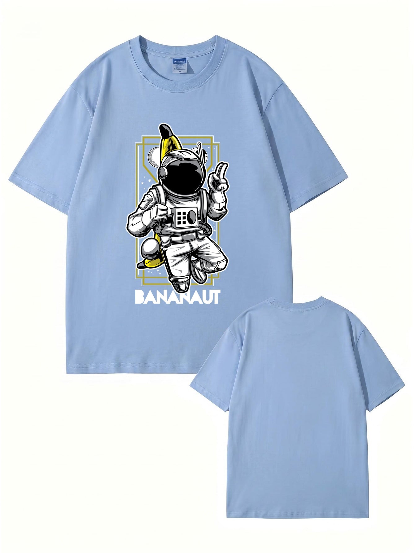 Bananaut Astronaut Banana Graphic Print T-Shirt - Premium Cotton Tee