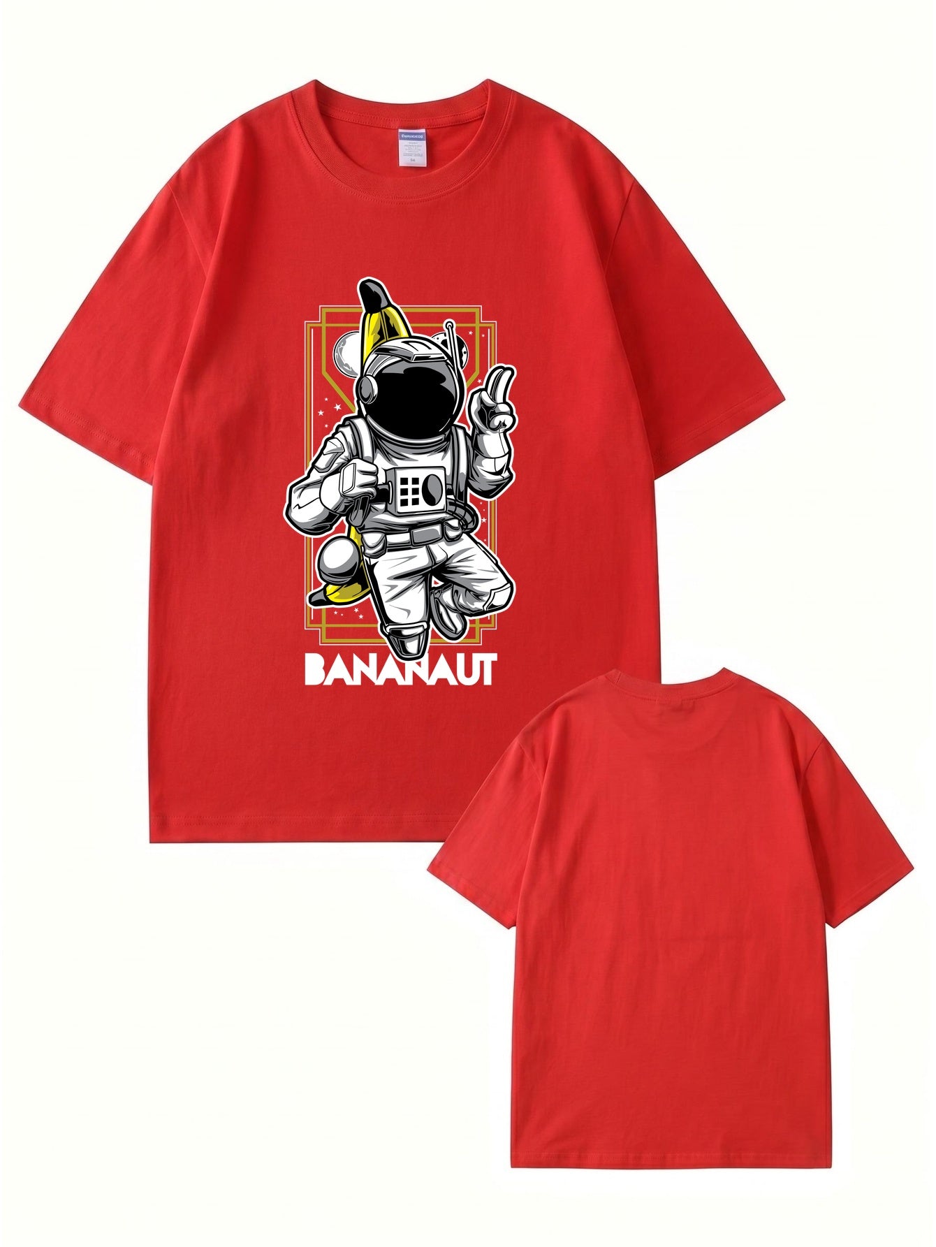 Bananaut Astronaut Banana Graphic Print T-Shirt - Premium Cotton Tee