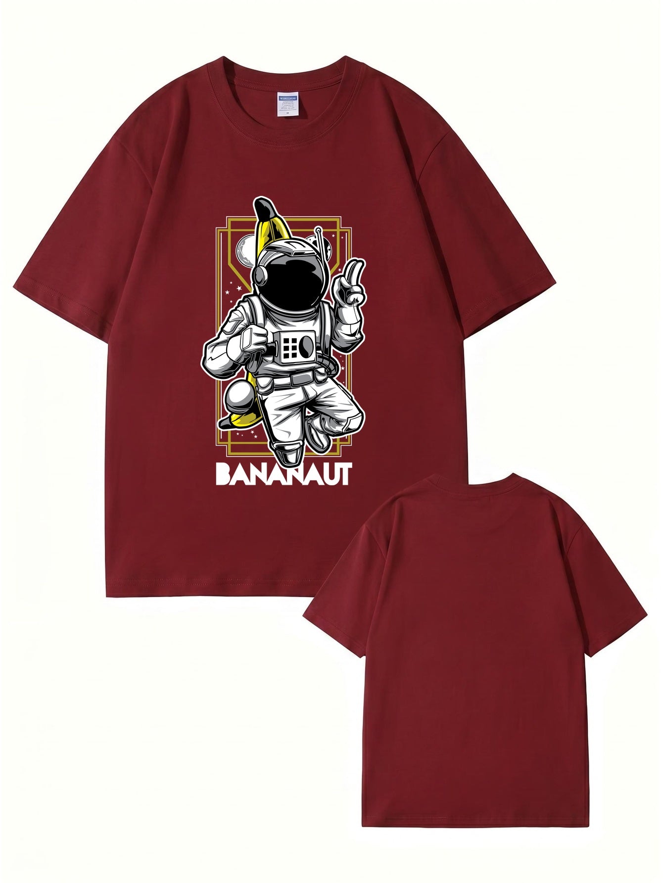Bananaut Astronaut Banana Graphic Print T-Shirt - Premium Cotton Tee