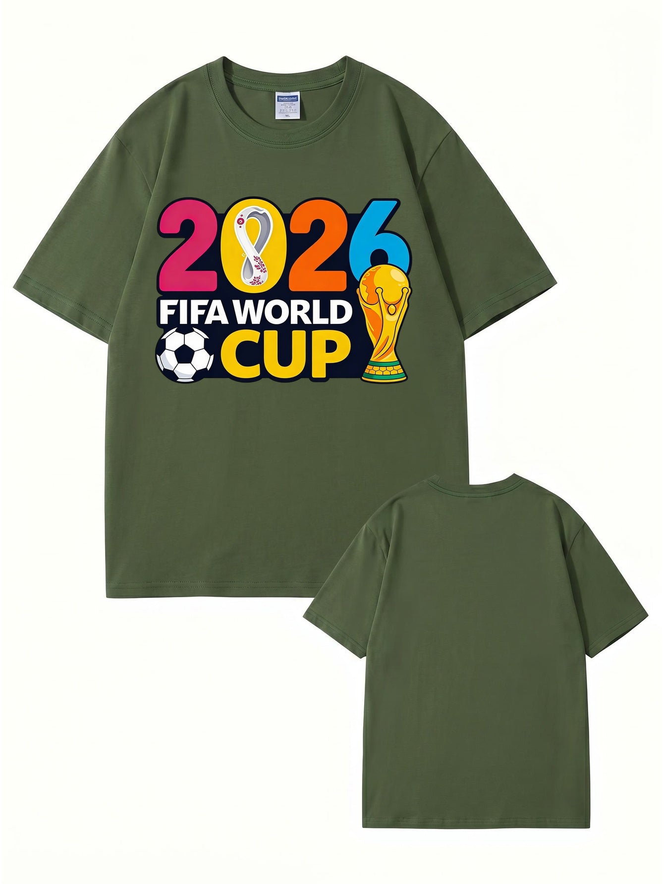 2026 FIFA World Cup Graphic T-Shirt - Premium 200gsm Cotton Tee