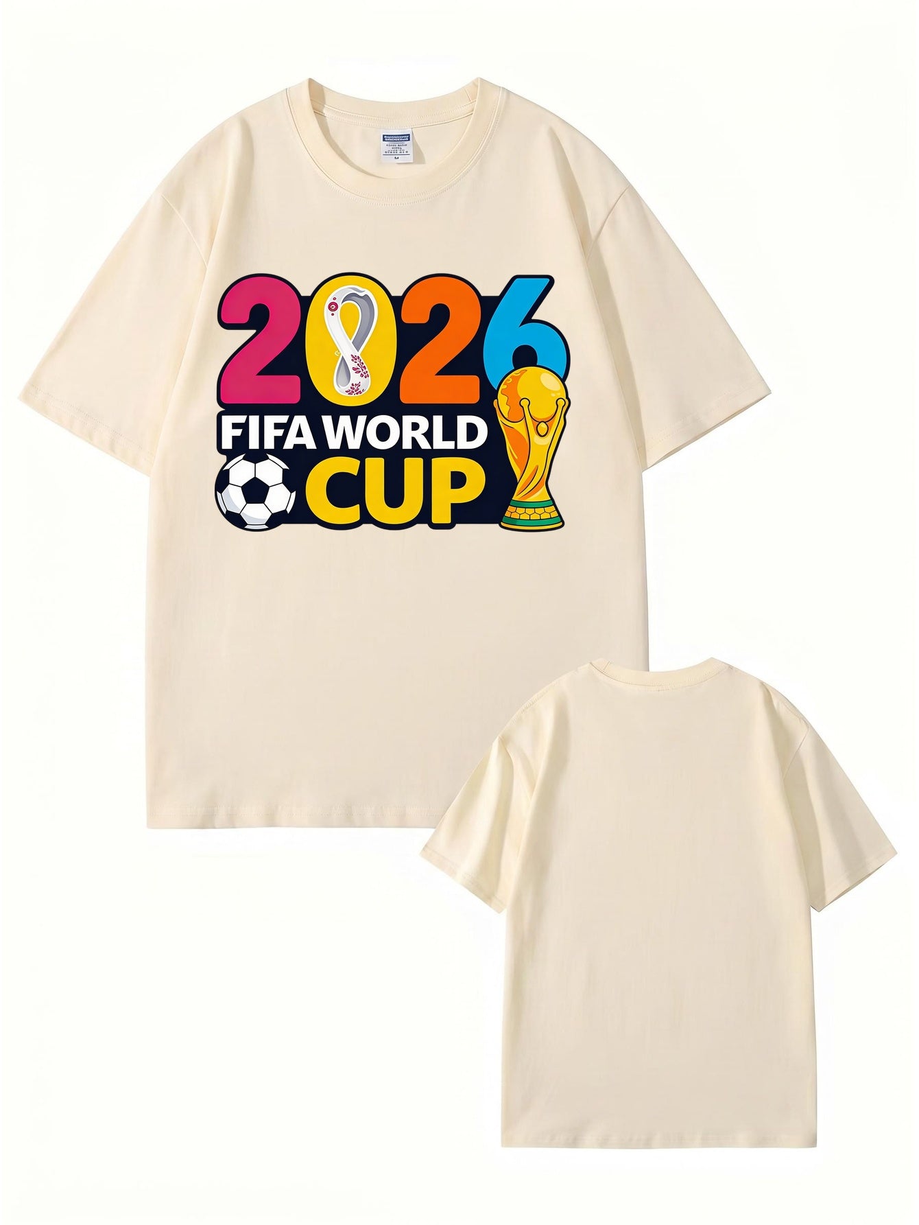 2026 FIFA World Cup Graphic T-Shirt - Premium 200gsm Cotton Tee
