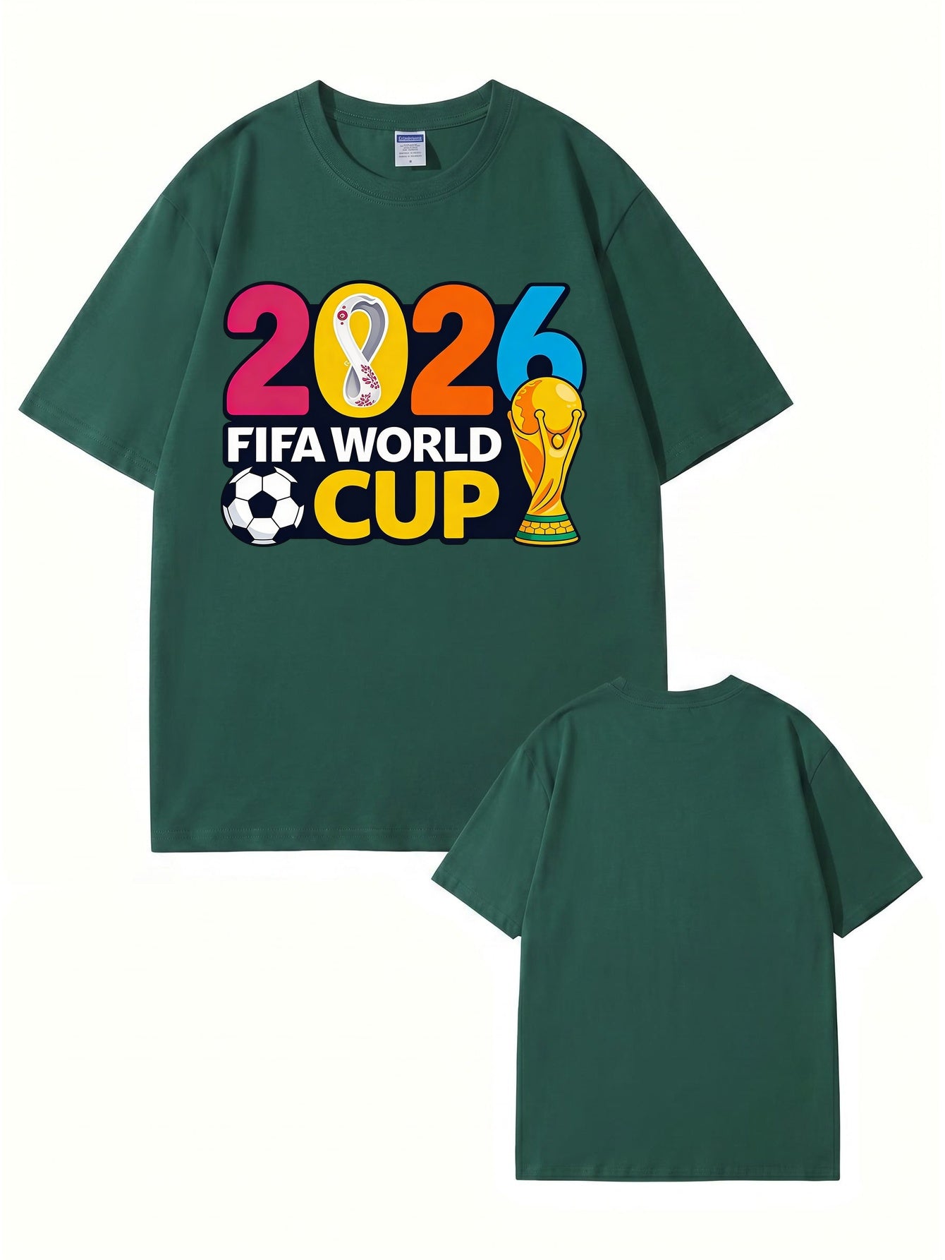 2026 FIFA World Cup Graphic T-Shirt - Premium 200gsm Cotton Tee