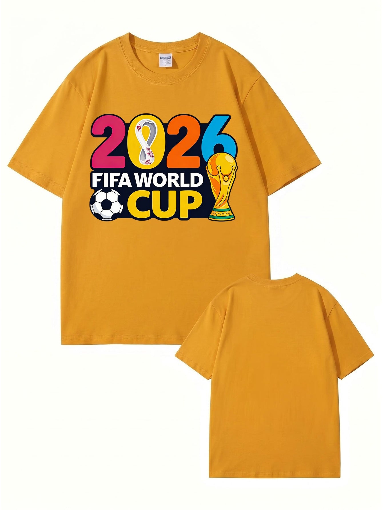 2026 FIFA World Cup Graphic T-Shirt - Premium 200gsm Cotton Tee