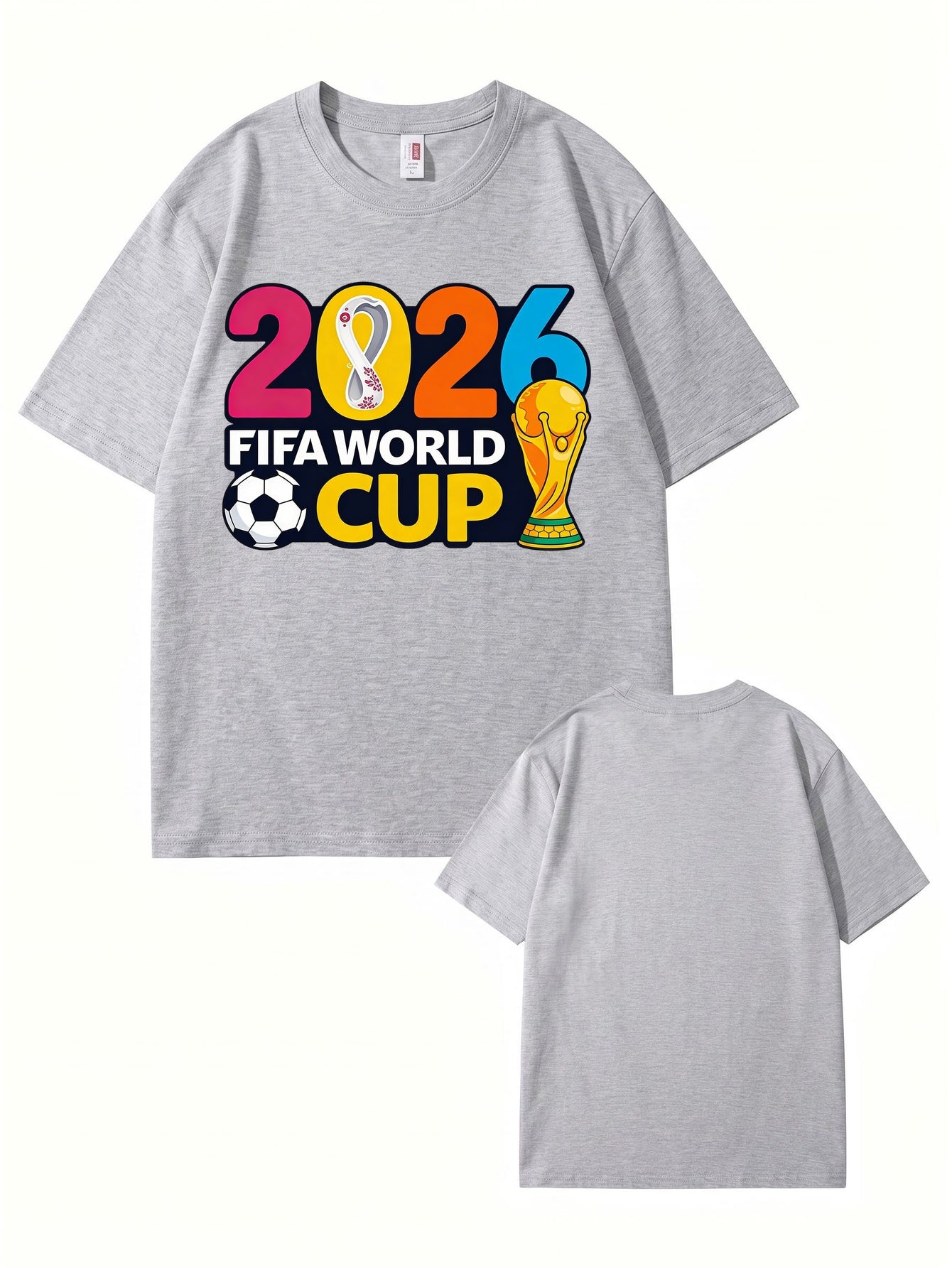 2026 FIFA World Cup Graphic T-Shirt - Premium 200gsm Cotton Tee