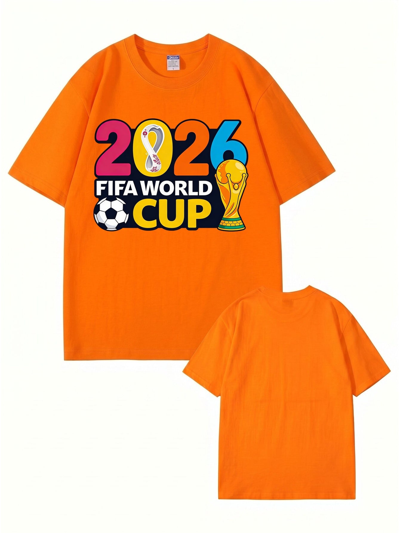2026 FIFA World Cup Graphic T-Shirt - Premium 200gsm Cotton Tee