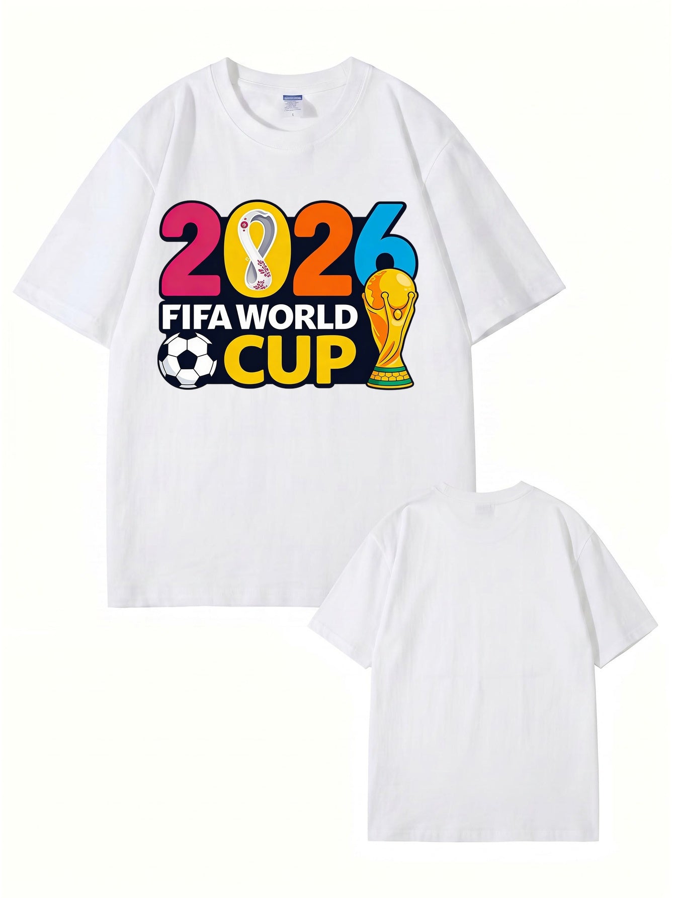 2026 FIFA World Cup Graphic T-Shirt - Premium 200gsm Cotton Tee