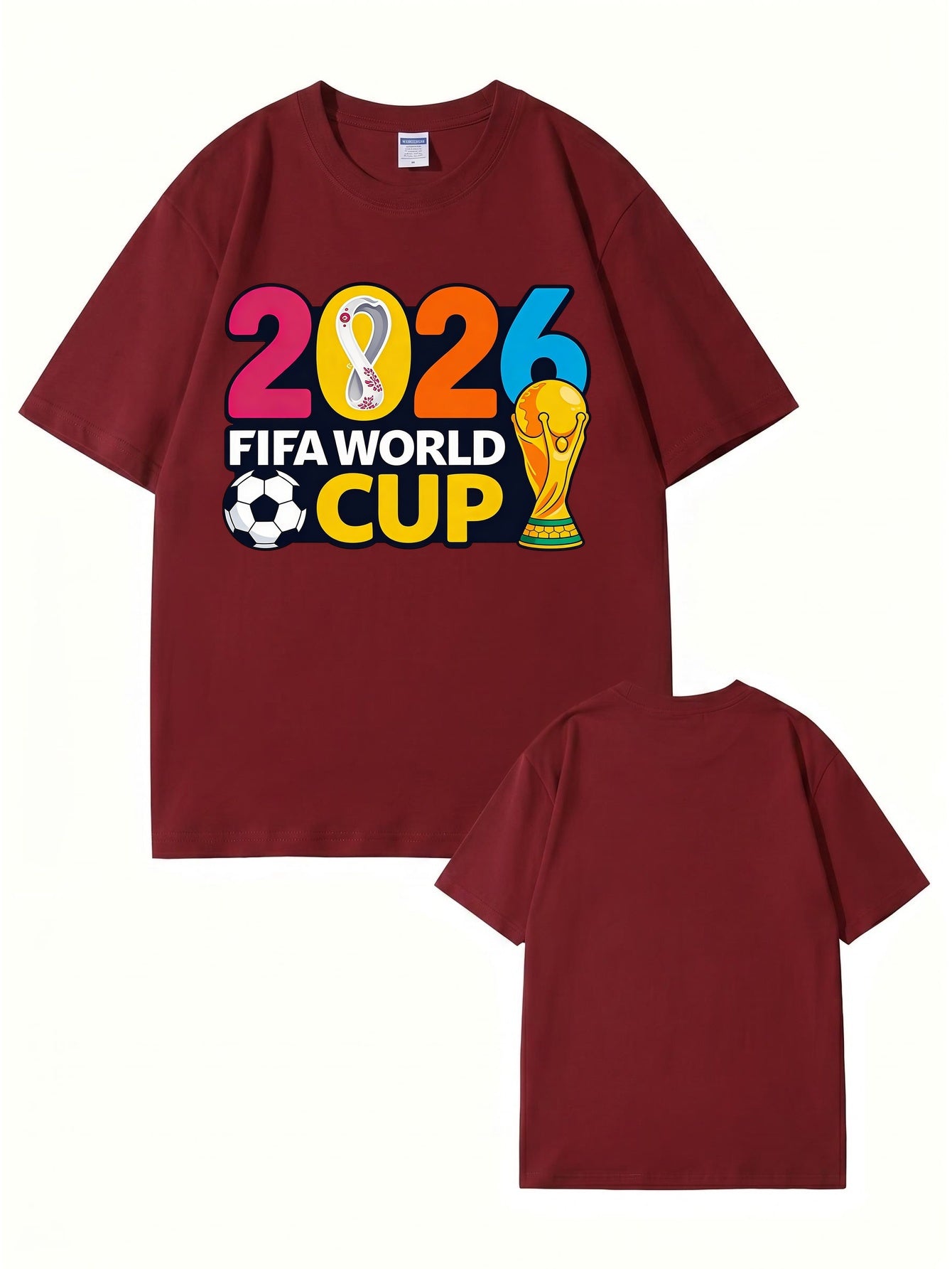 2026 FIFA World Cup Graphic T-Shirt - Premium 200gsm Cotton Tee