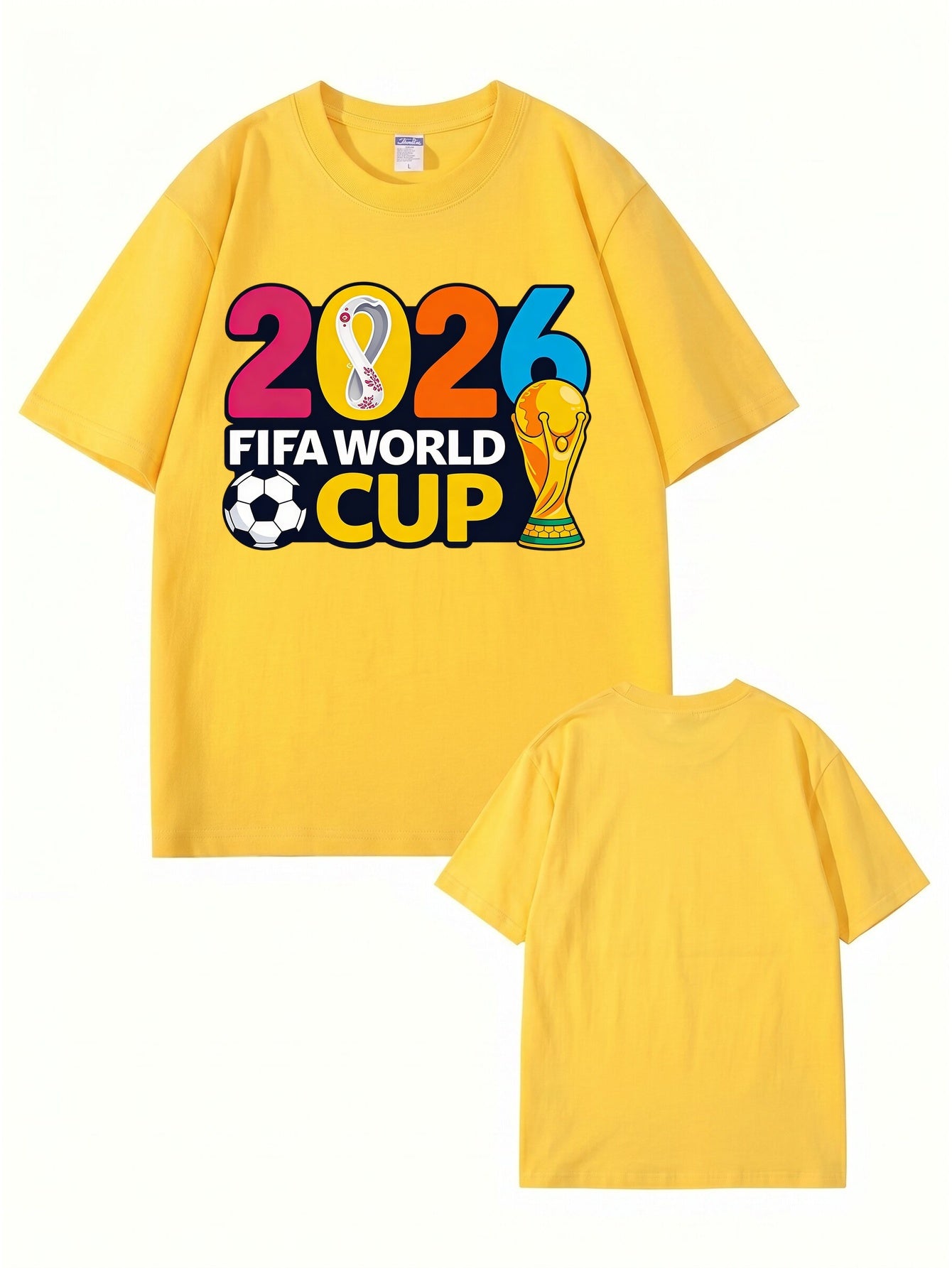 2026 FIFA World Cup Graphic T-Shirt - Premium 200gsm Cotton Tee