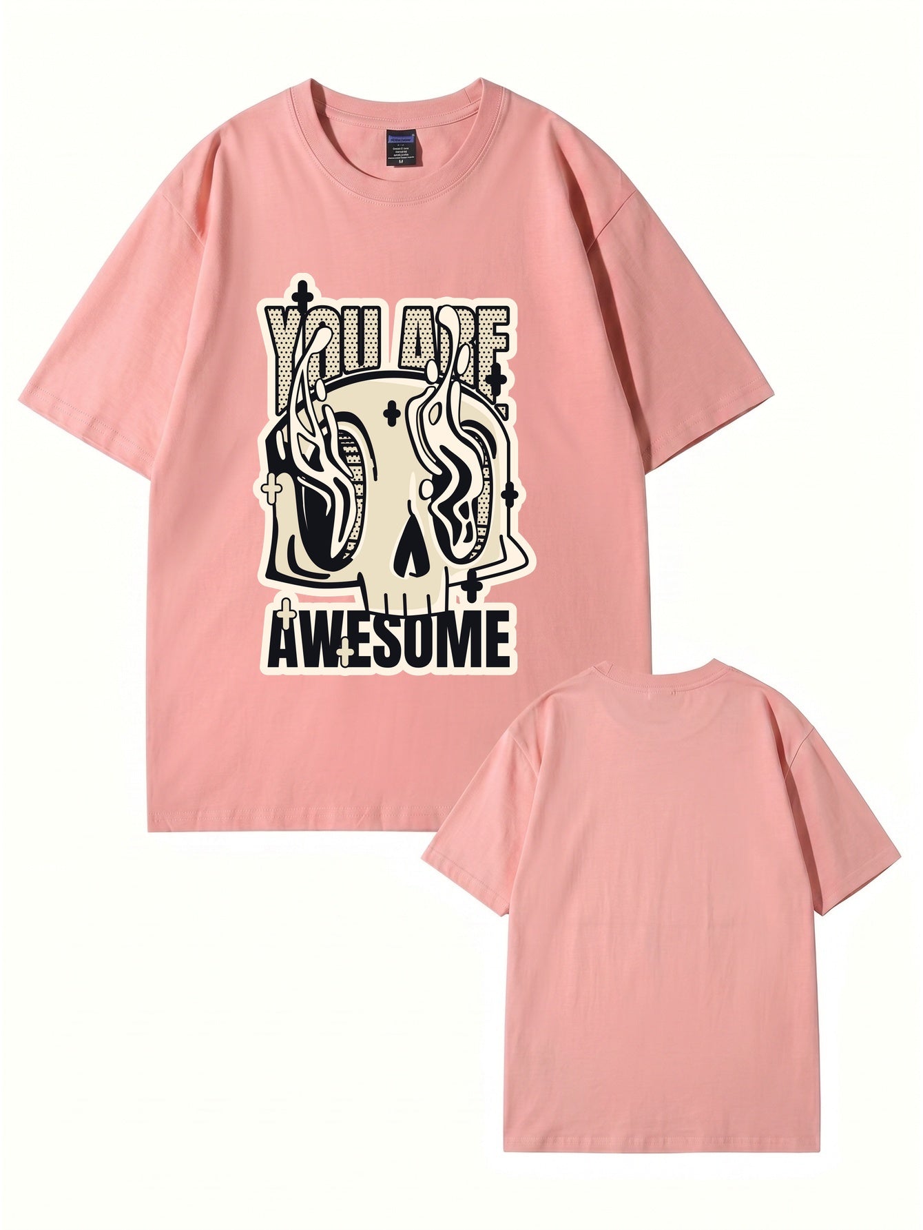You Are Awesome Graphic Skull T-Shirt - 22 Colors & 8 Sizes