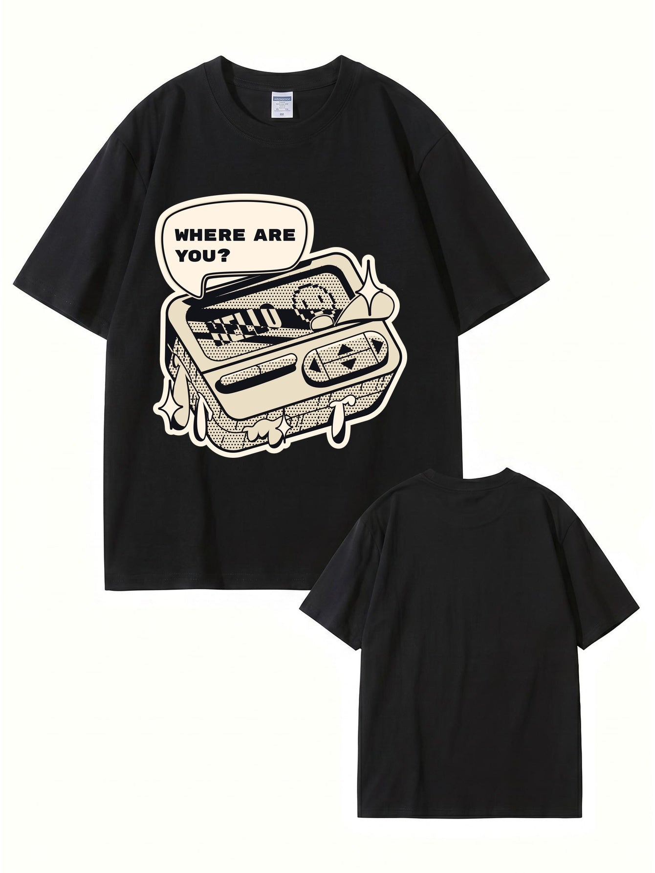 Where Are You Retro Gaming Console Graphic T-Shirt