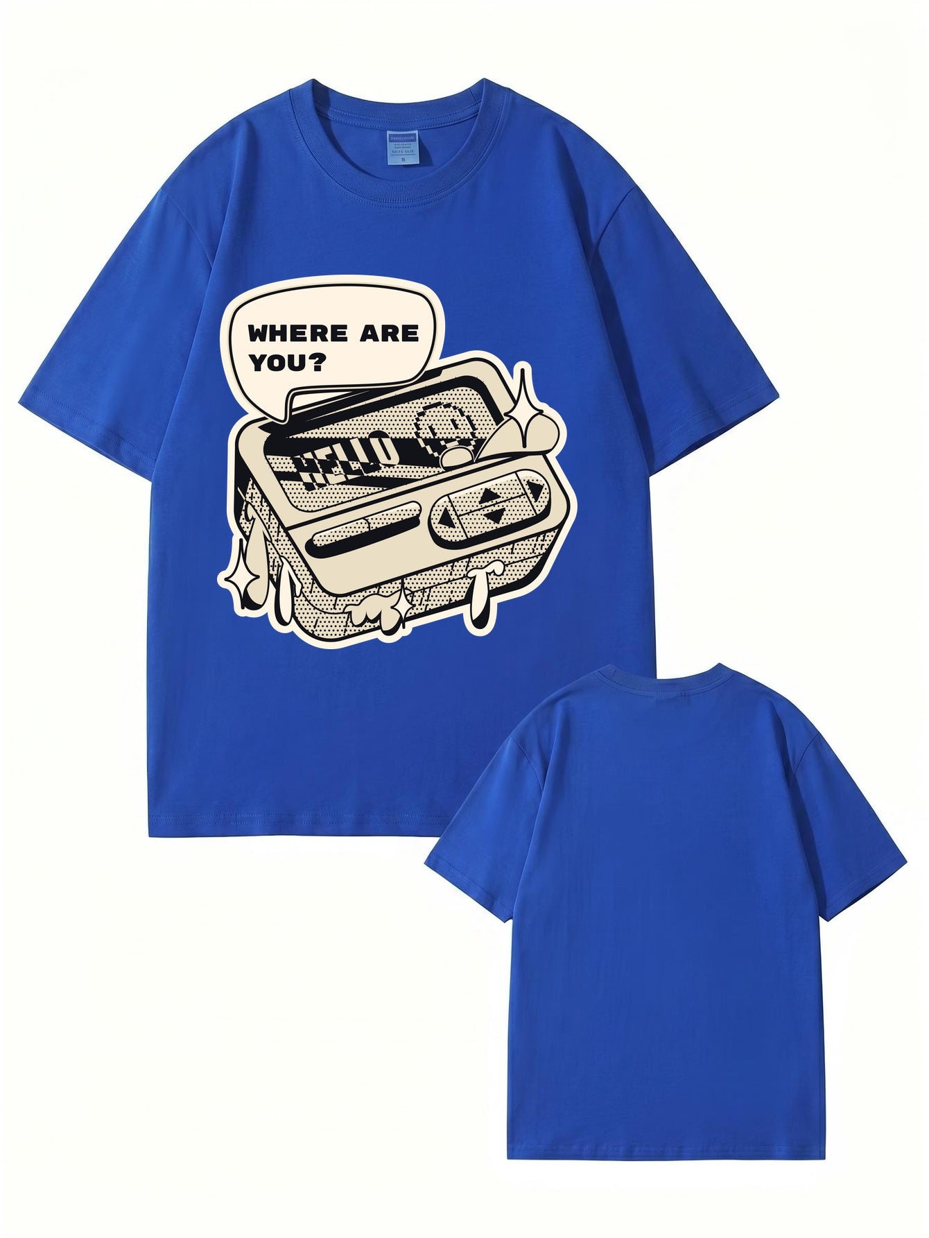 Where Are You Retro Gaming Console Graphic T-Shirt