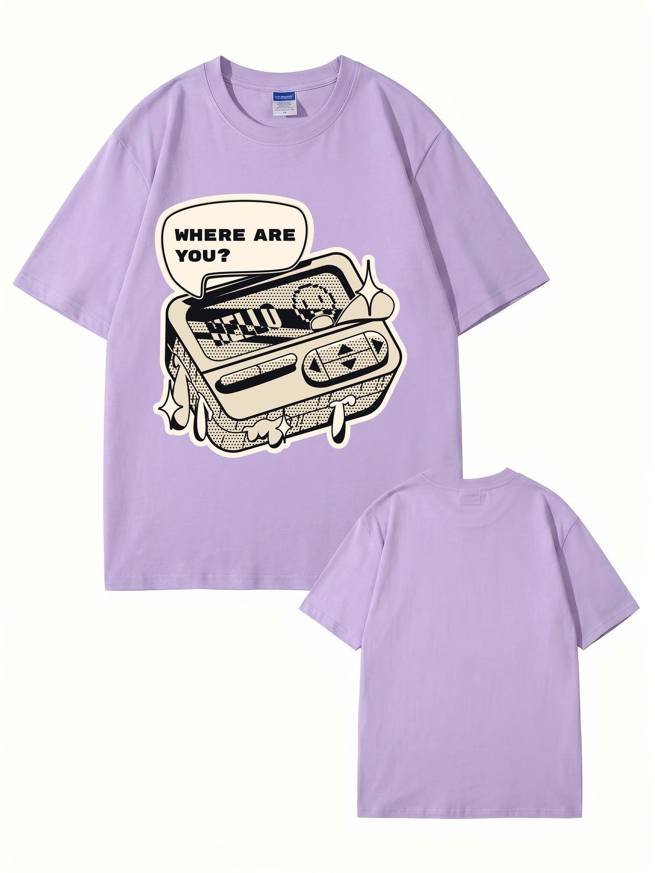 Where Are You Retro Gaming Console Graphic T-Shirt