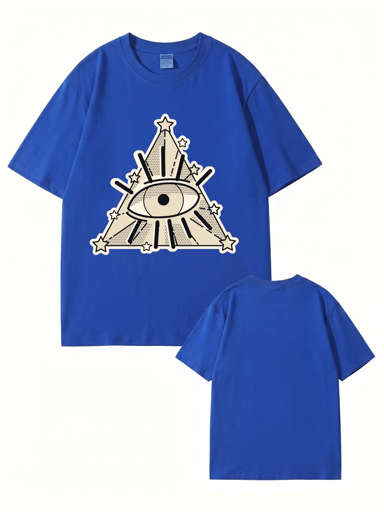 All-Seeing Eye Graphic T-Shirt | Illuminati Pyramid Streetwear Tee