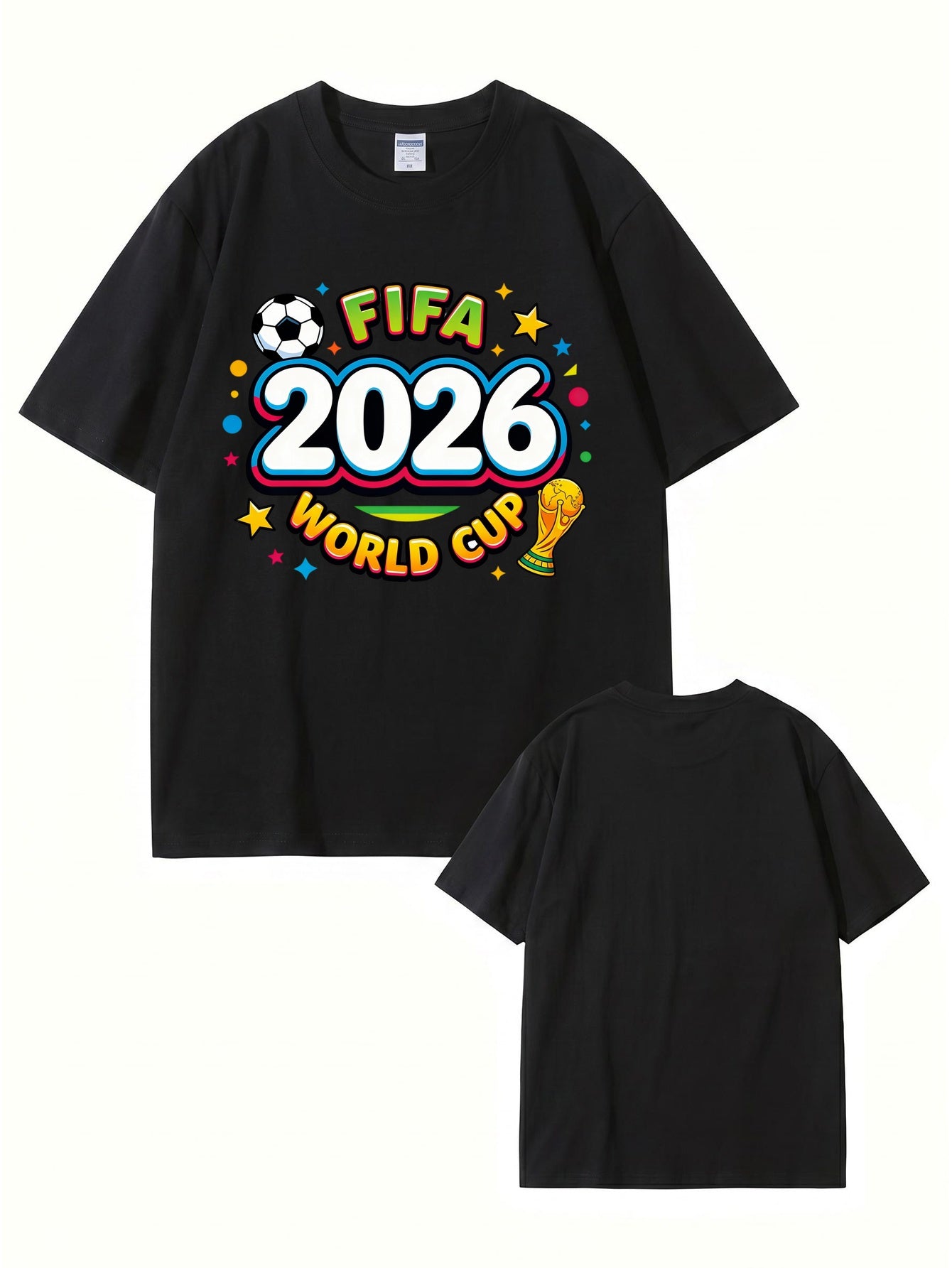 2026 FIFA World Cup Graphic T-Shirt - Premium Cotton Soccer Fan Apparel