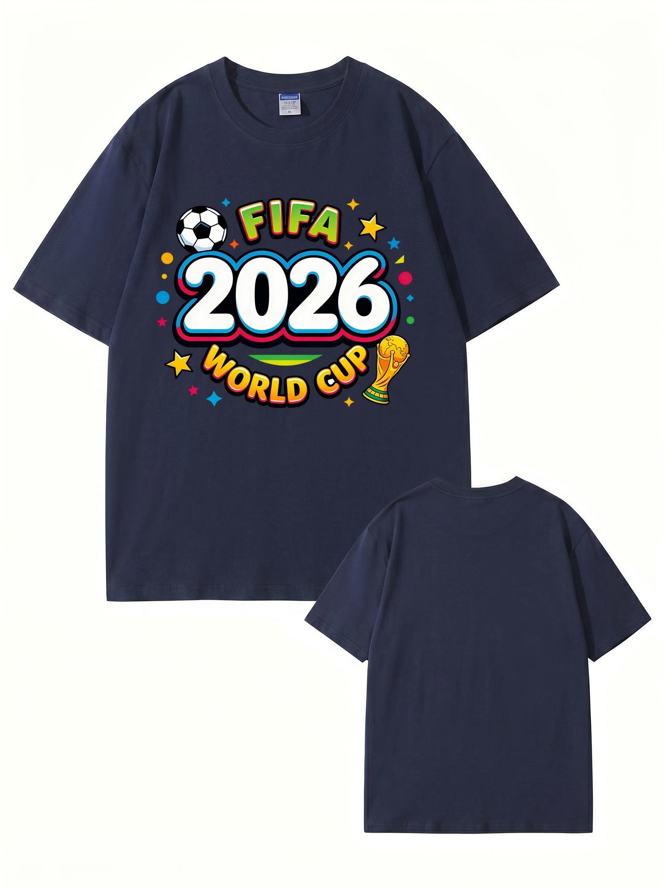 2026 FIFA World Cup Graphic T-Shirt - Premium Cotton Soccer Fan Apparel