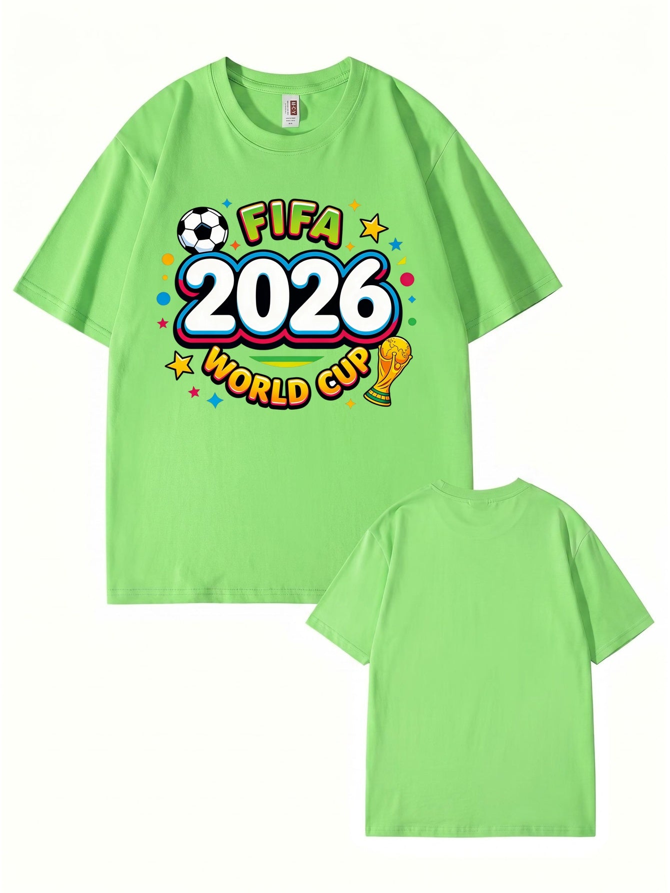 2026 FIFA World Cup Graphic T-Shirt - Premium Cotton Soccer Fan Apparel