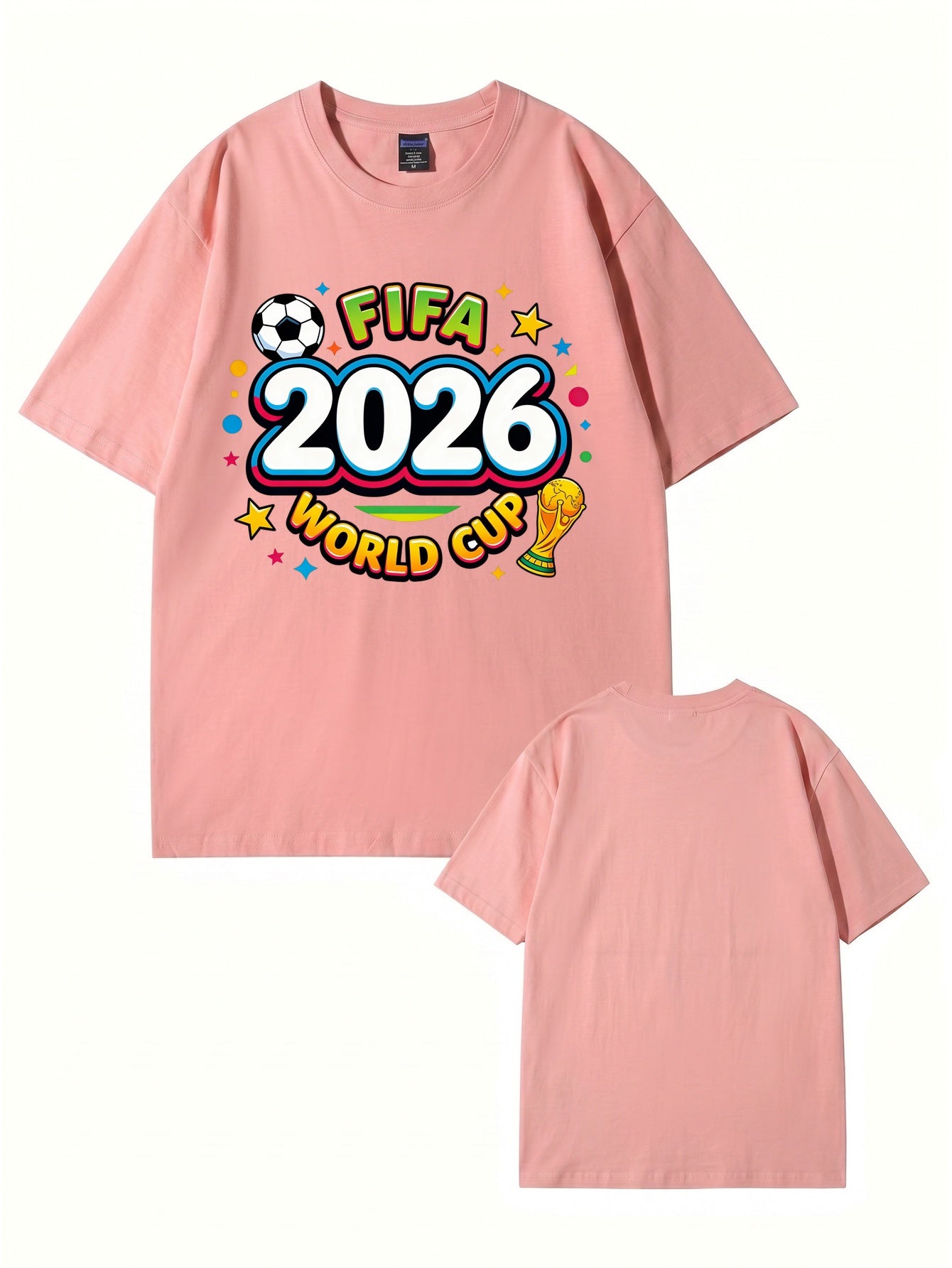2026 FIFA World Cup Graphic T-Shirt - Premium Cotton Soccer Fan Apparel