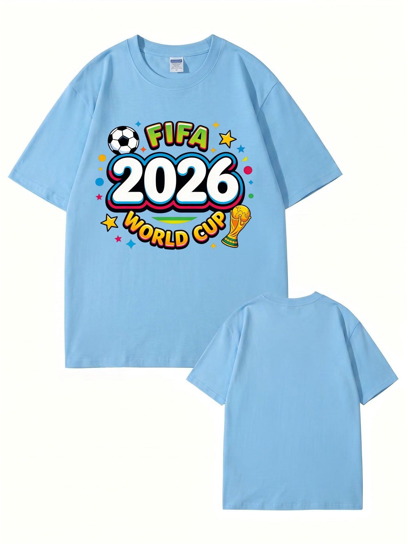 2026 FIFA World Cup Graphic T-Shirt - Premium Cotton Soccer Fan Apparel
