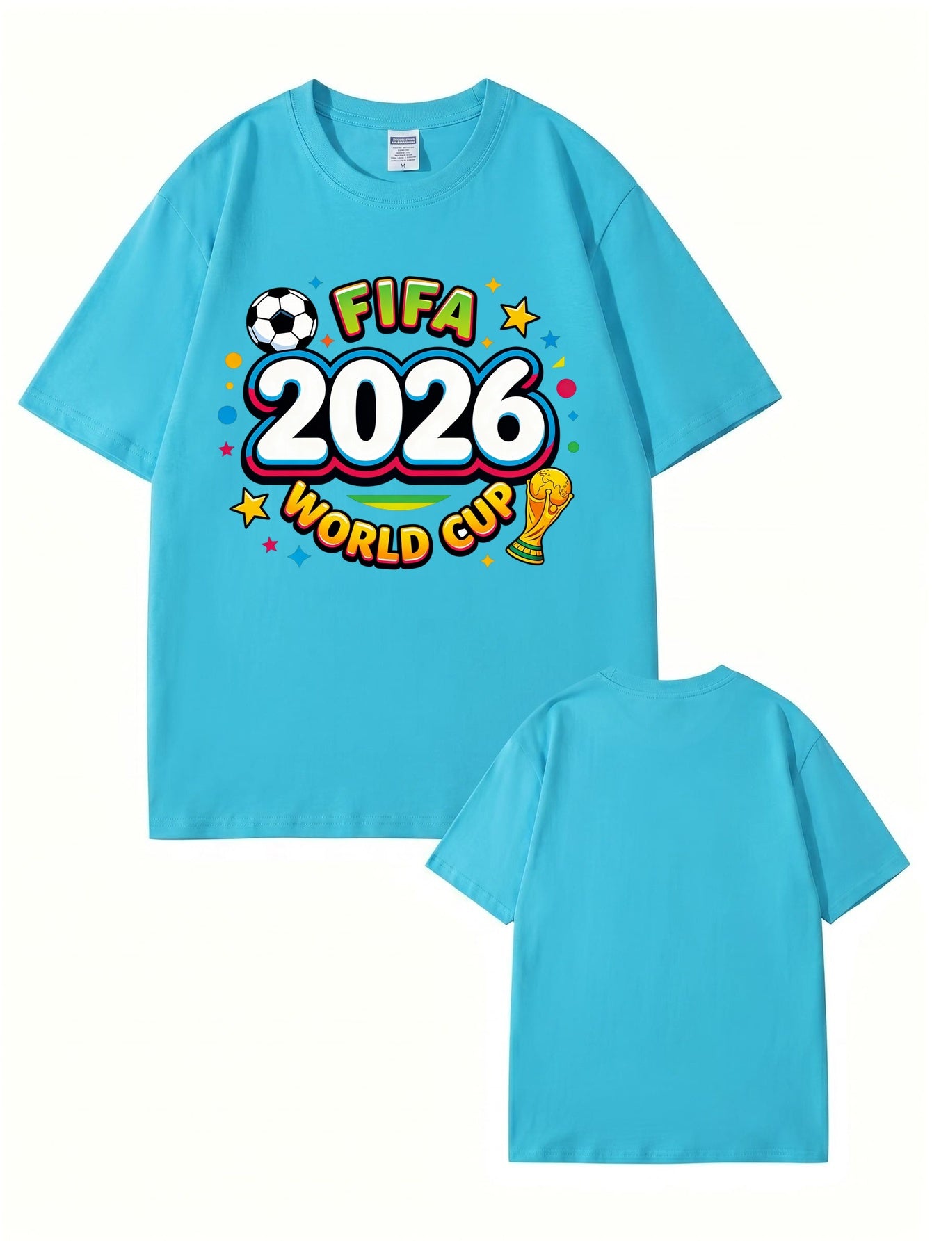 2026 FIFA World Cup Graphic T-Shirt - Premium Cotton Soccer Fan Apparel